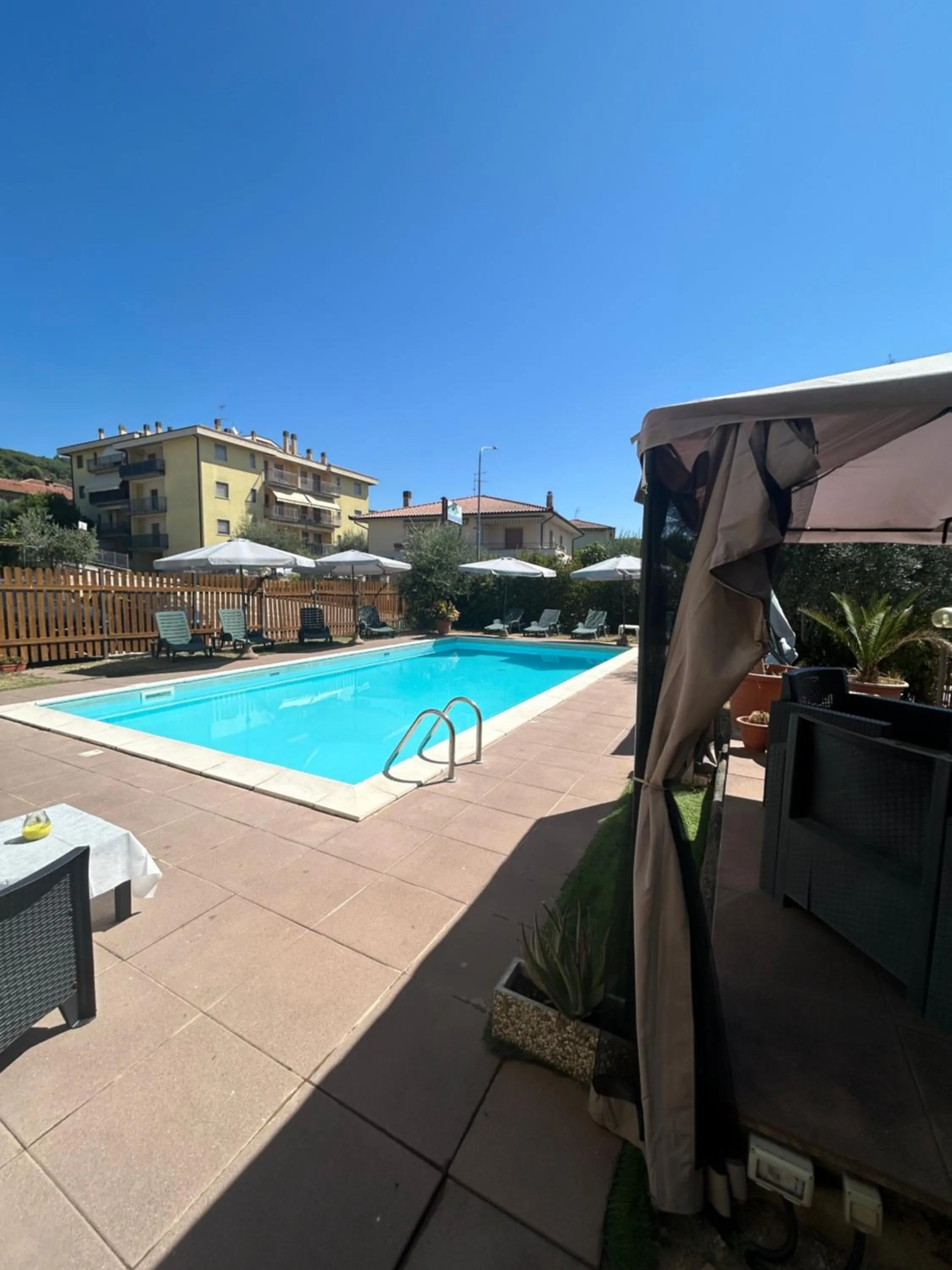 Pool view in Hotel Belvedere