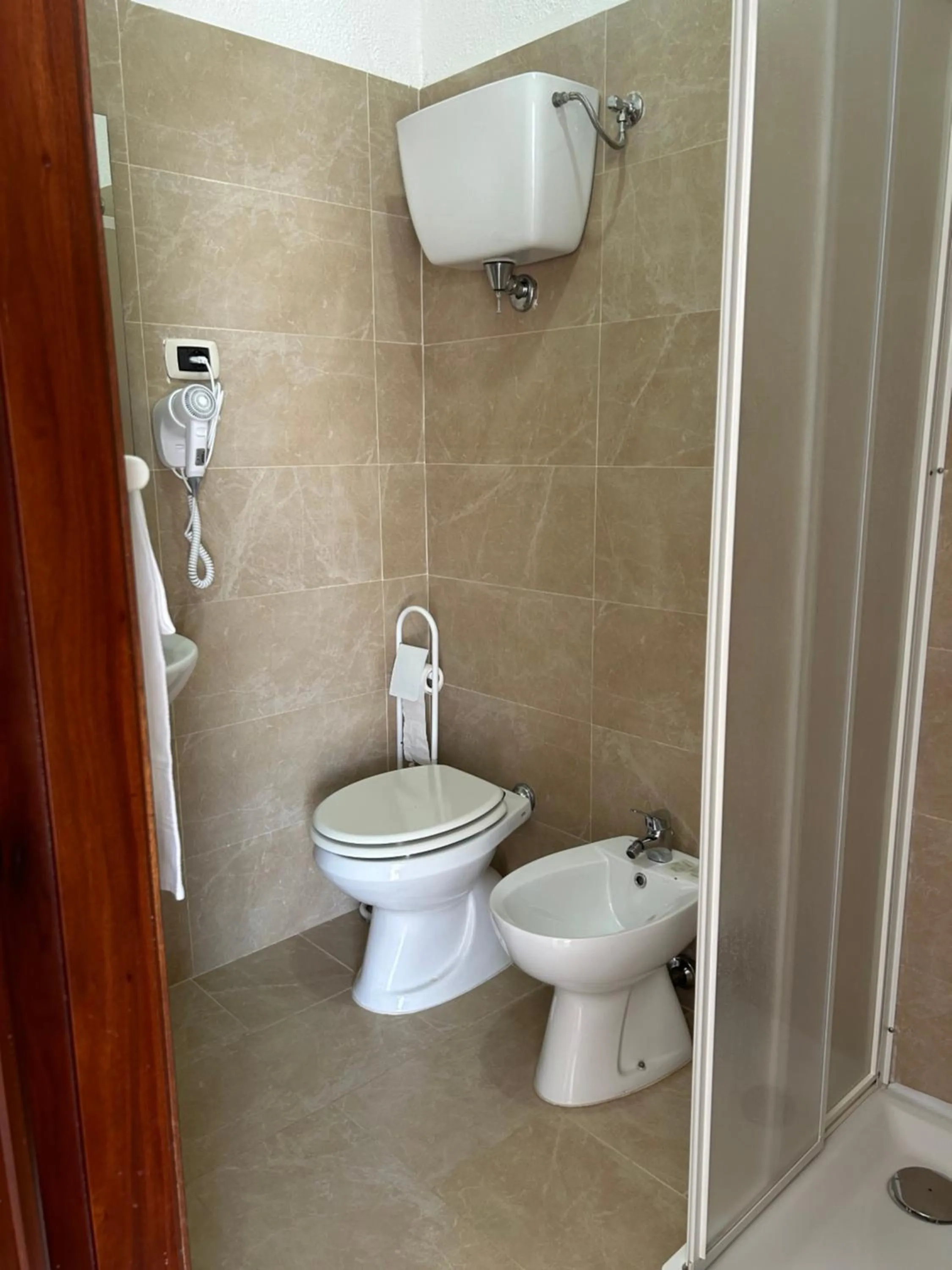 Shower in Hotel Belvedere