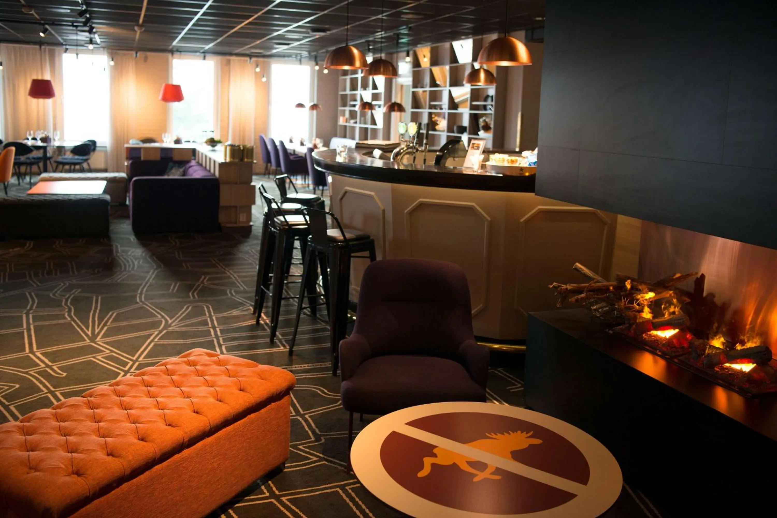 Lounge or bar in Scandic Sundsvall Nord