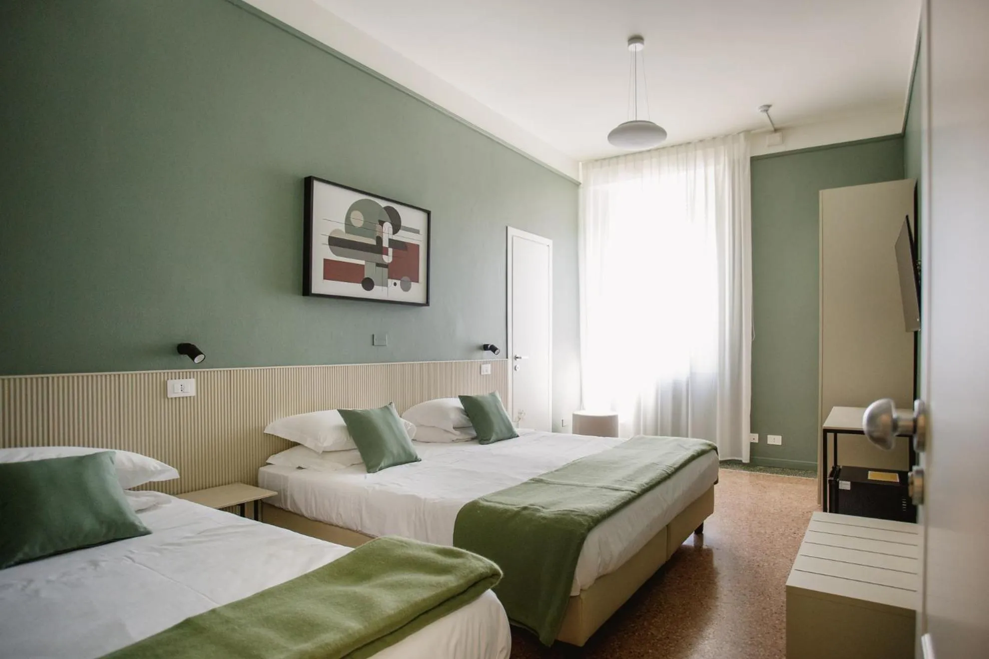 Bed in Hotel San Marco Sestola