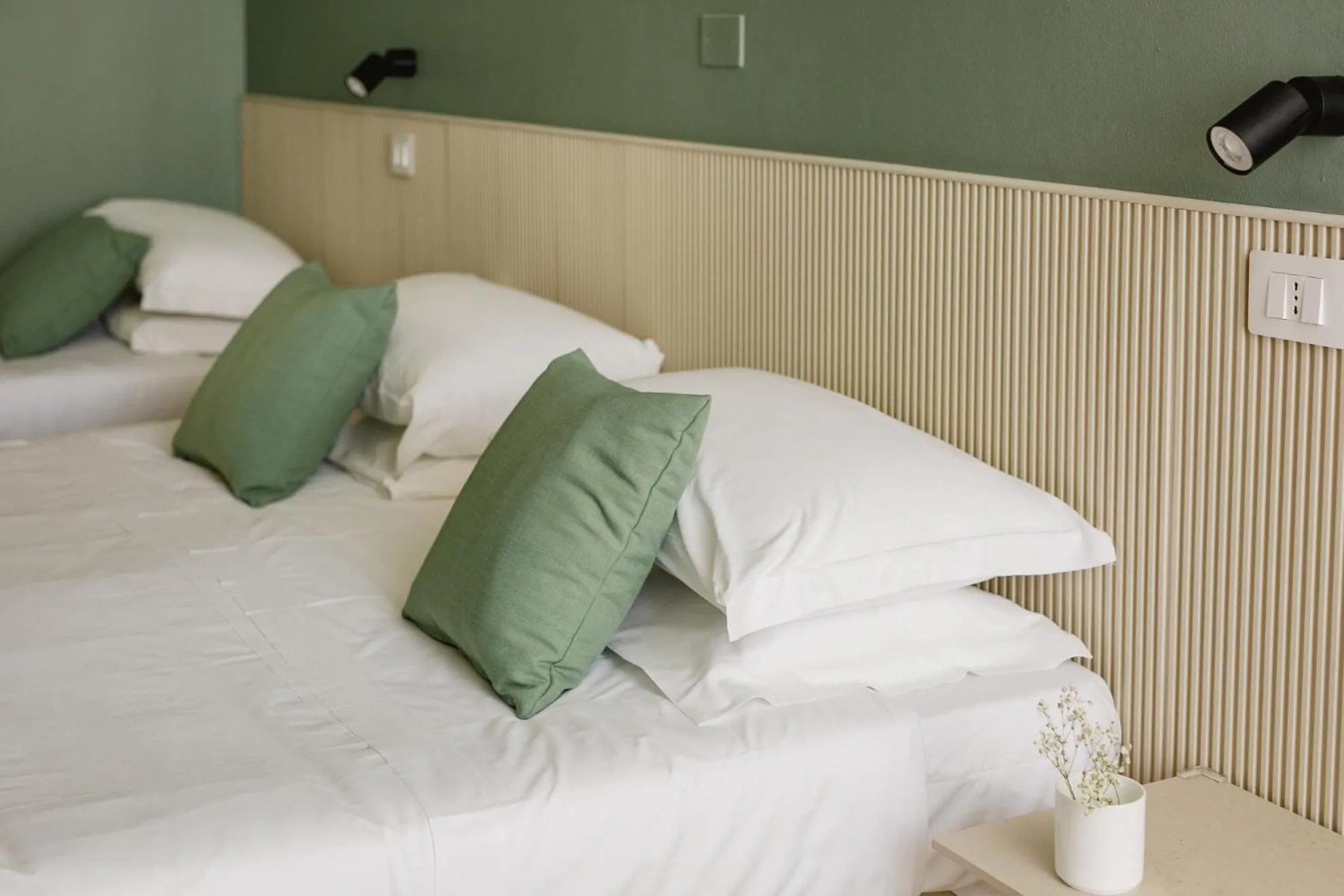 Bed in Hotel San Marco Sestola