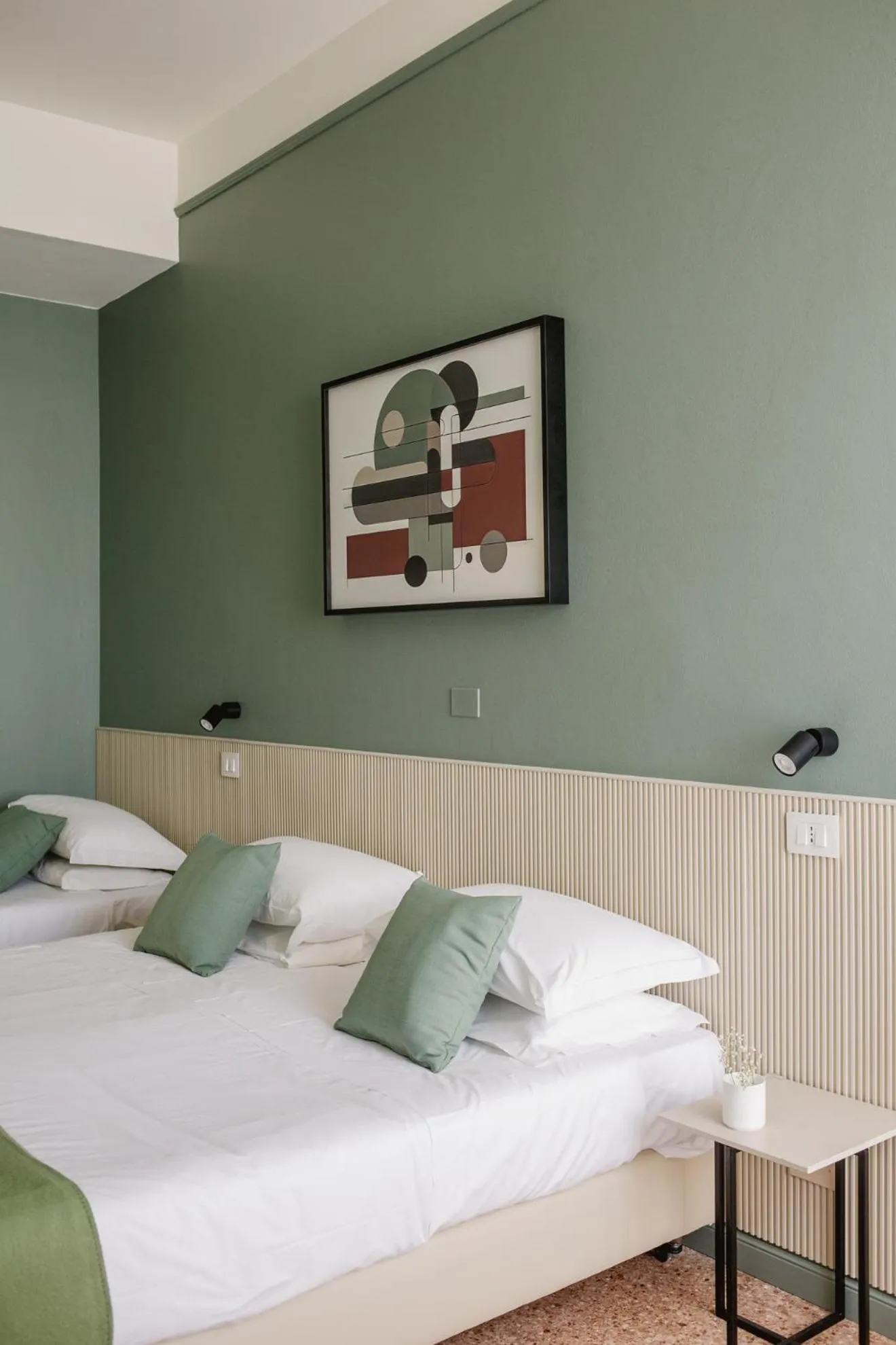 Bed in Hotel San Marco Sestola