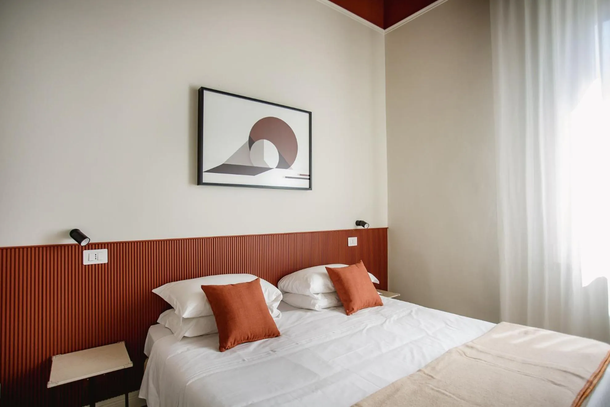 Bed in Hotel San Marco Sestola