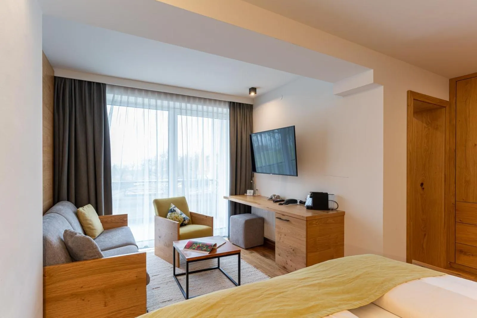 Bed in Hotel Streklhof