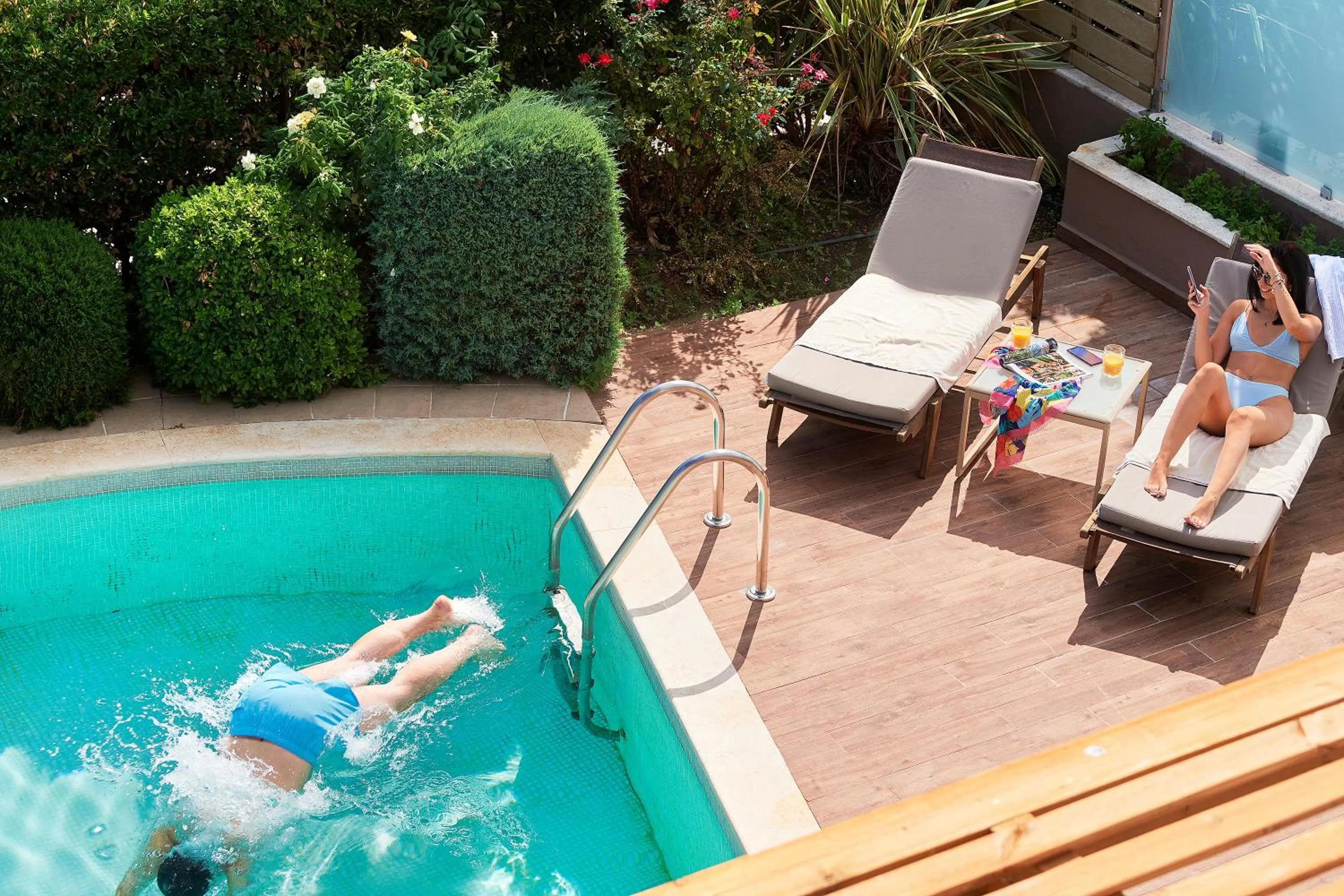 Swimming pool in Alexandra Golden Boutique Hotel-Adults Only