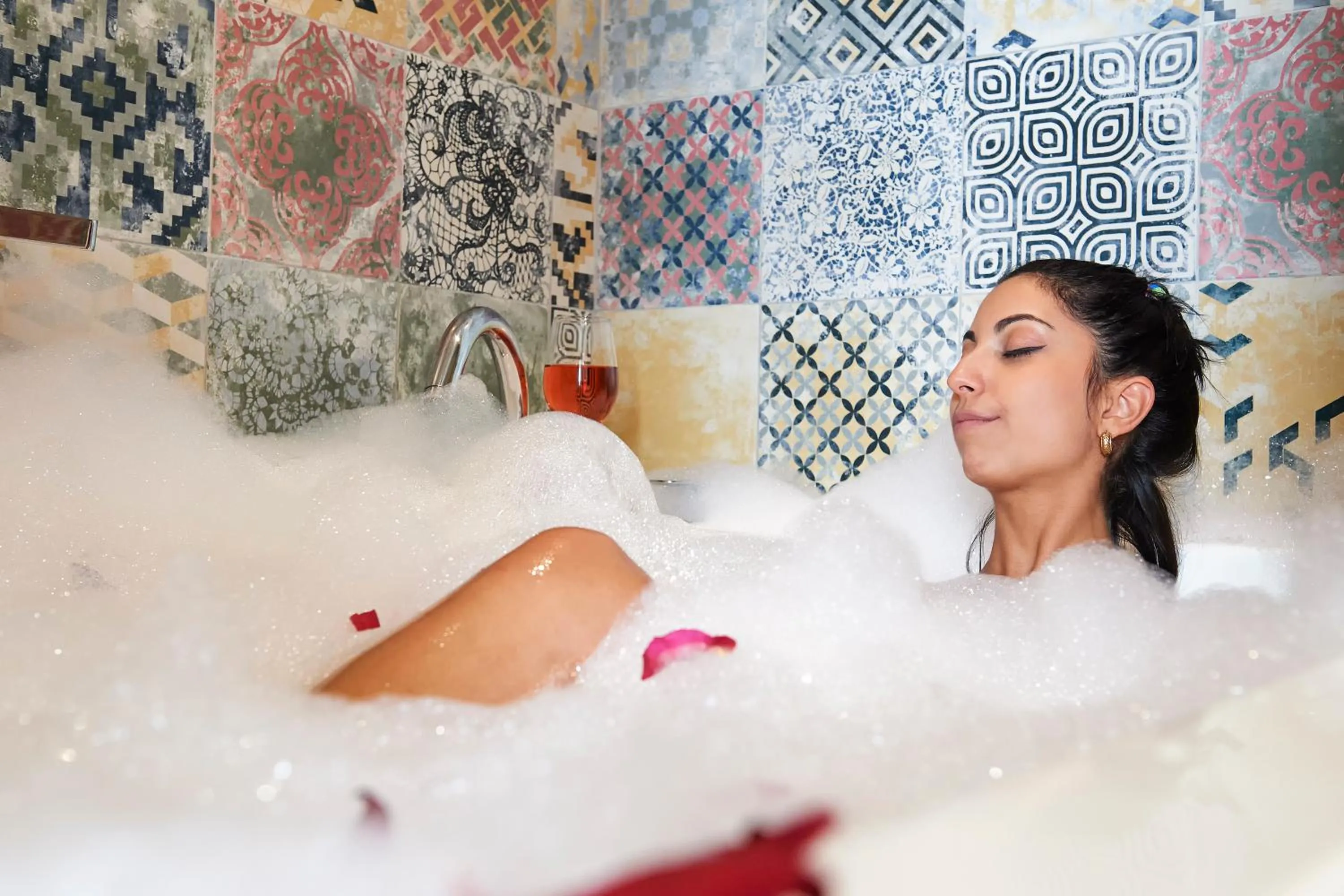 Bath in Alexandra Golden Boutique Hotel-Adults Only