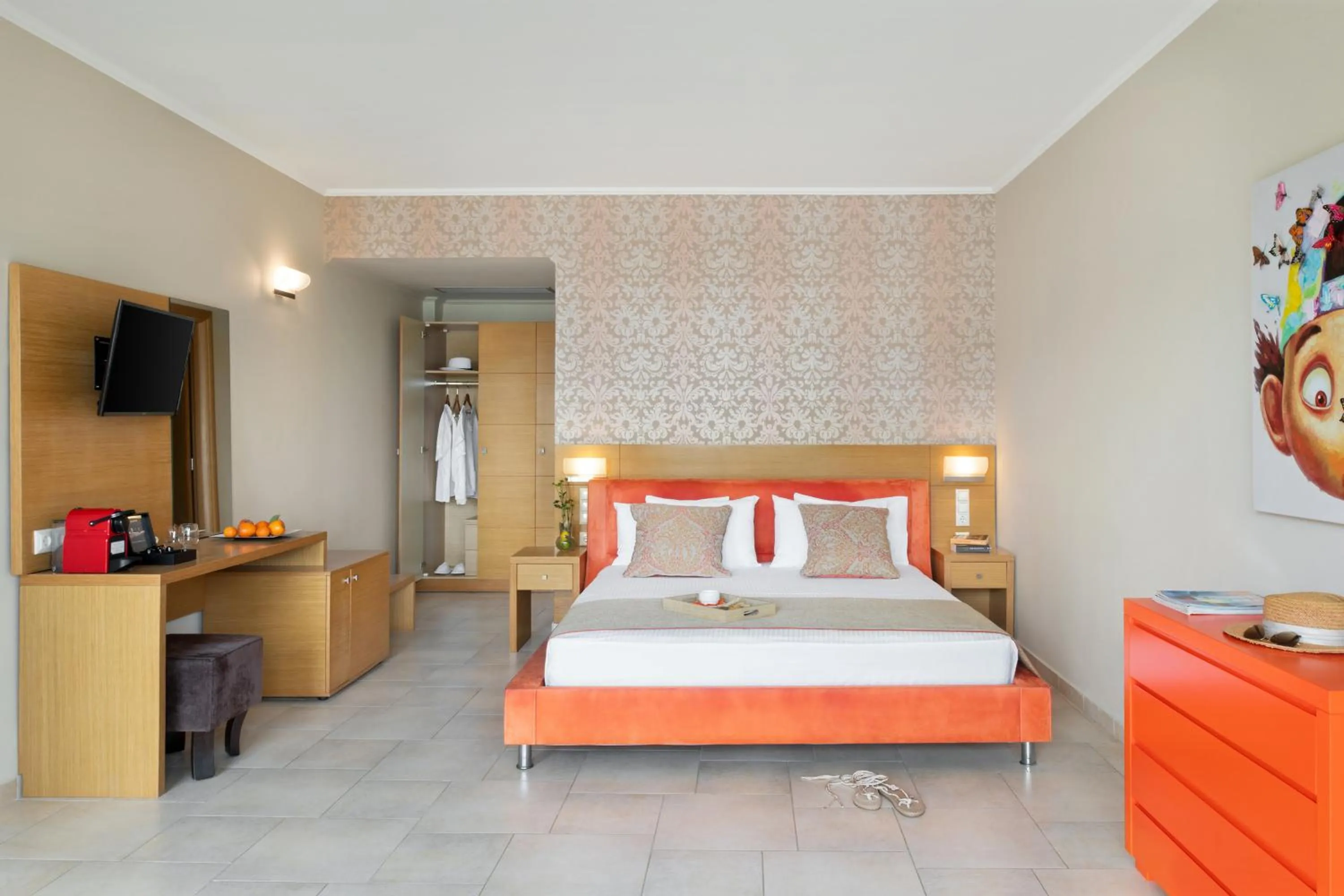 Bed in Alexandra Golden Boutique Hotel-Adults Only