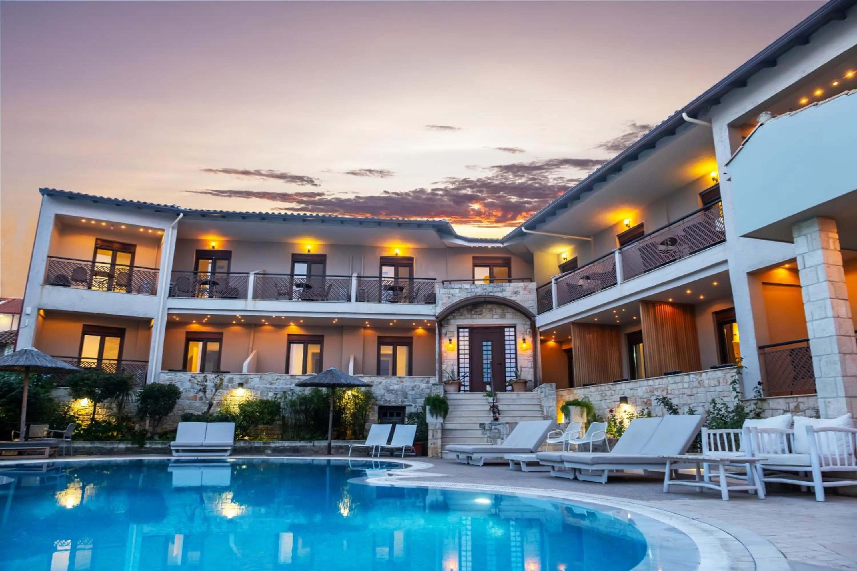 Property building in Stamos Hotel