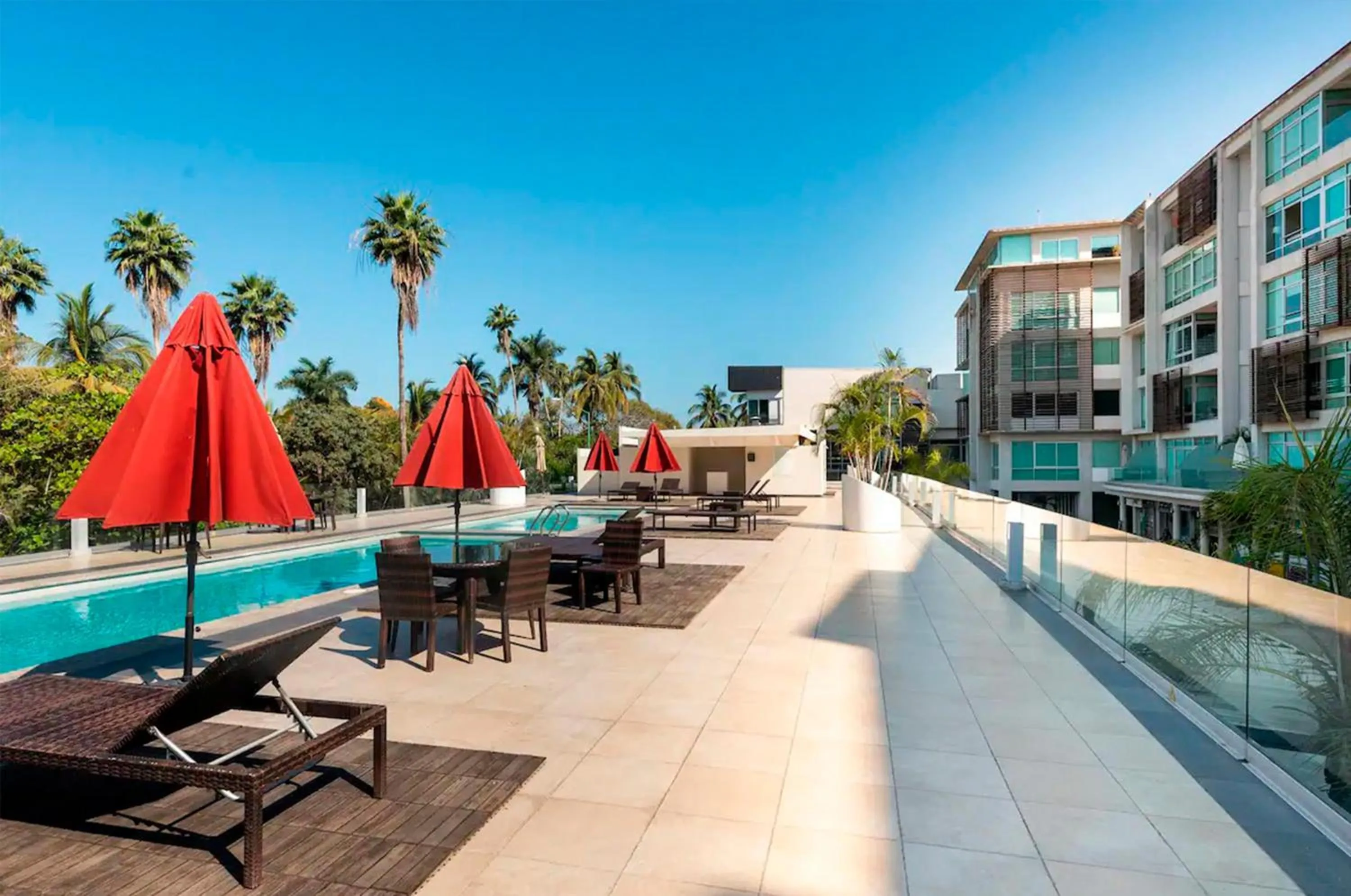 Swimming pool in Departamento en Nuevo Vallarta