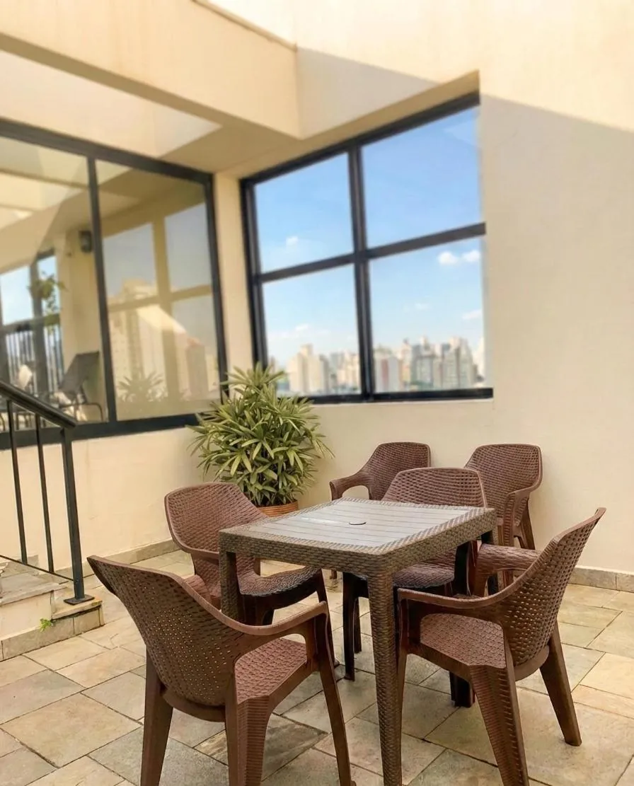 Balcony/Terrace in Bienal Suítes