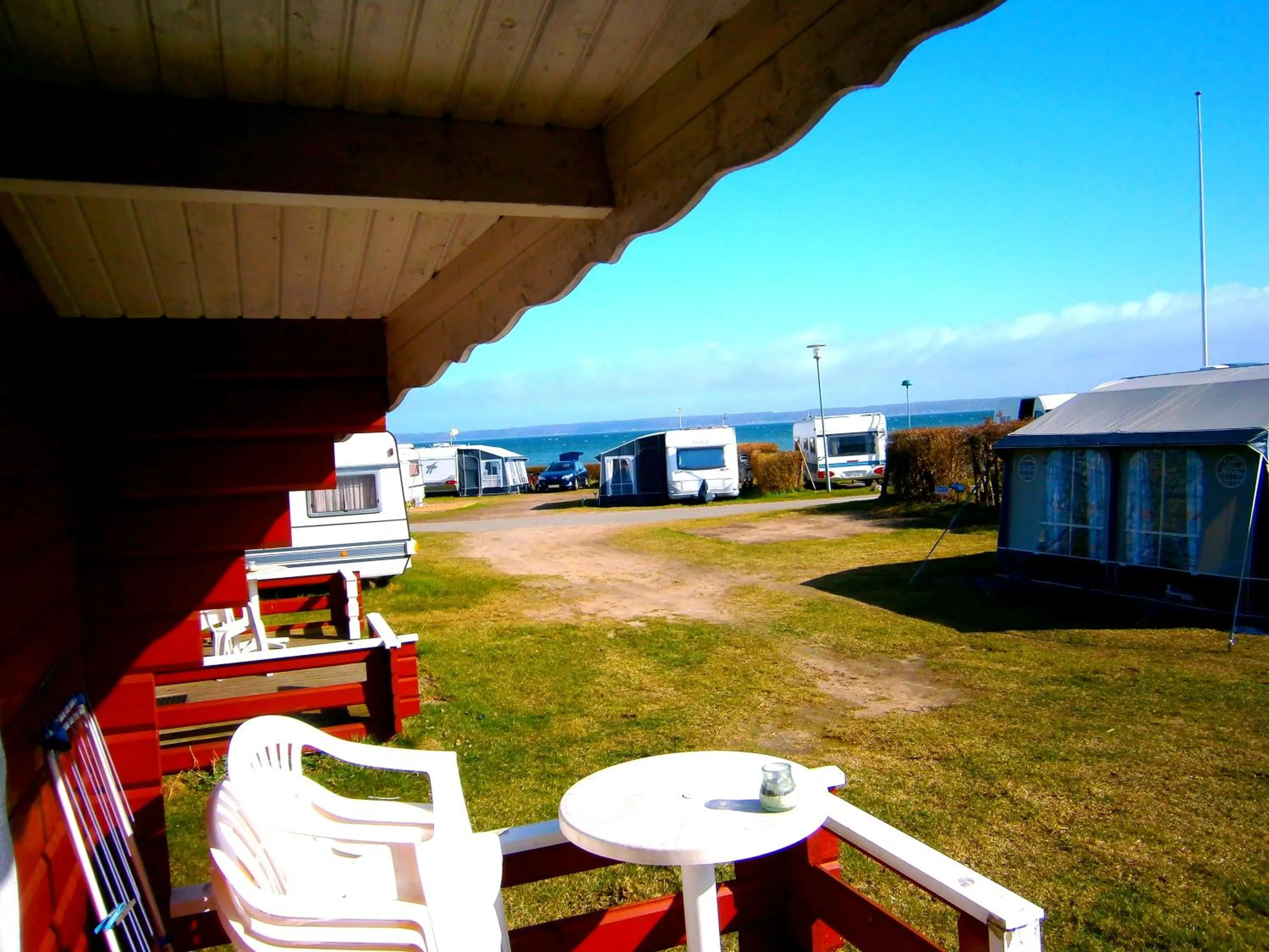 Patio in Helsingør Camping & Cottages Grønnehave