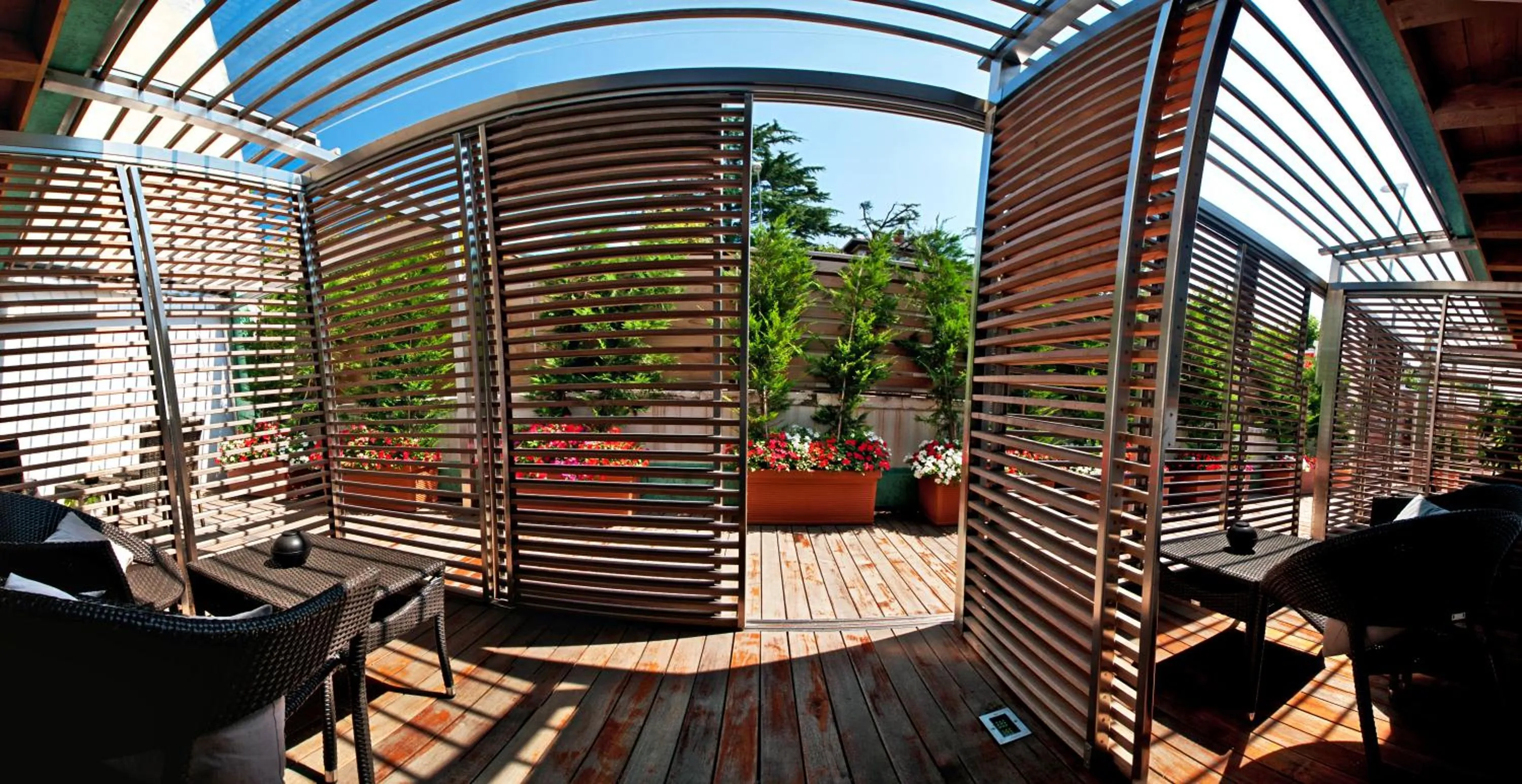 Facade/entrance in Tre Merli Beach Hotel