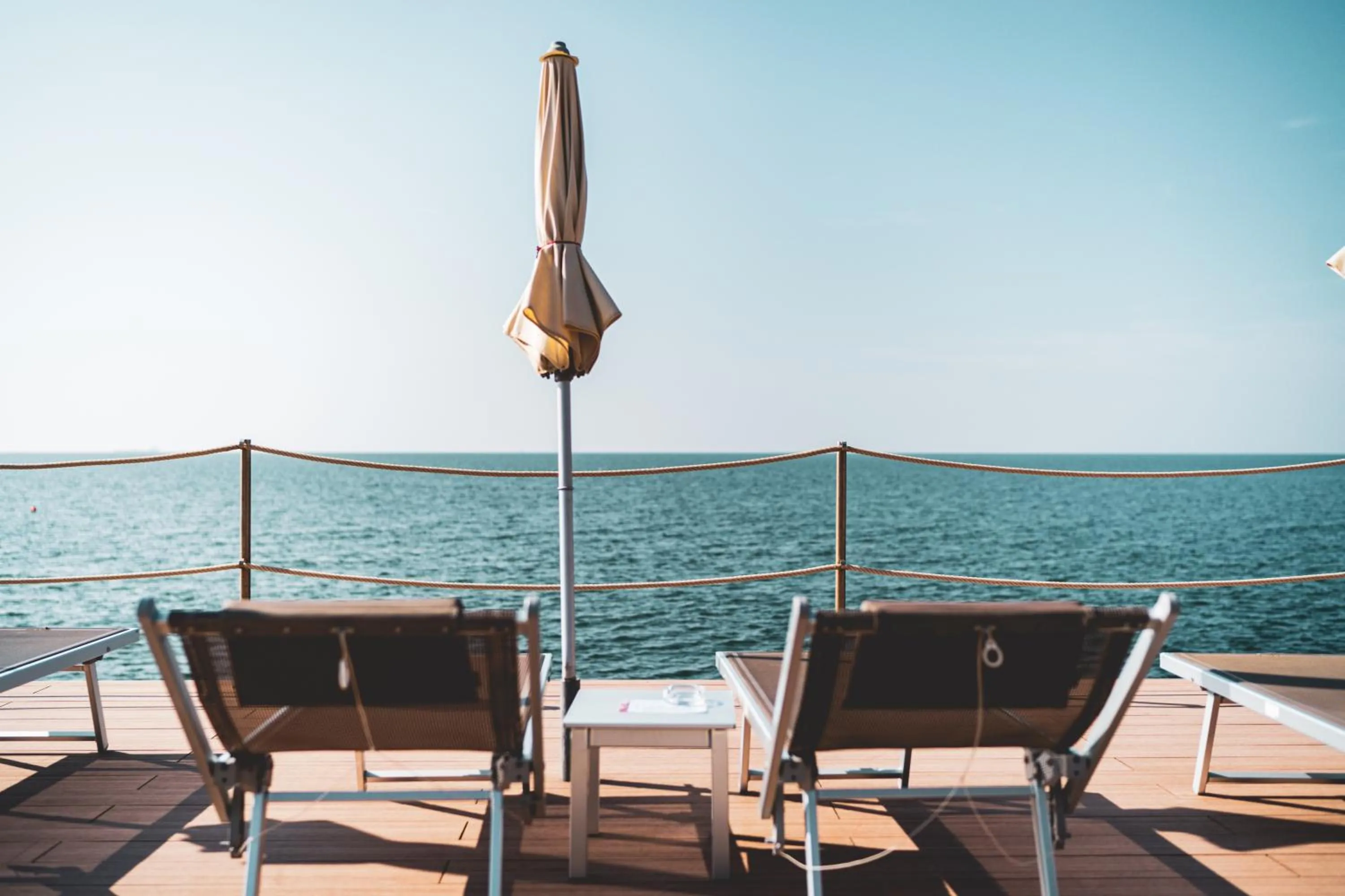Balcony/Terrace in Tre Merli Beach Hotel