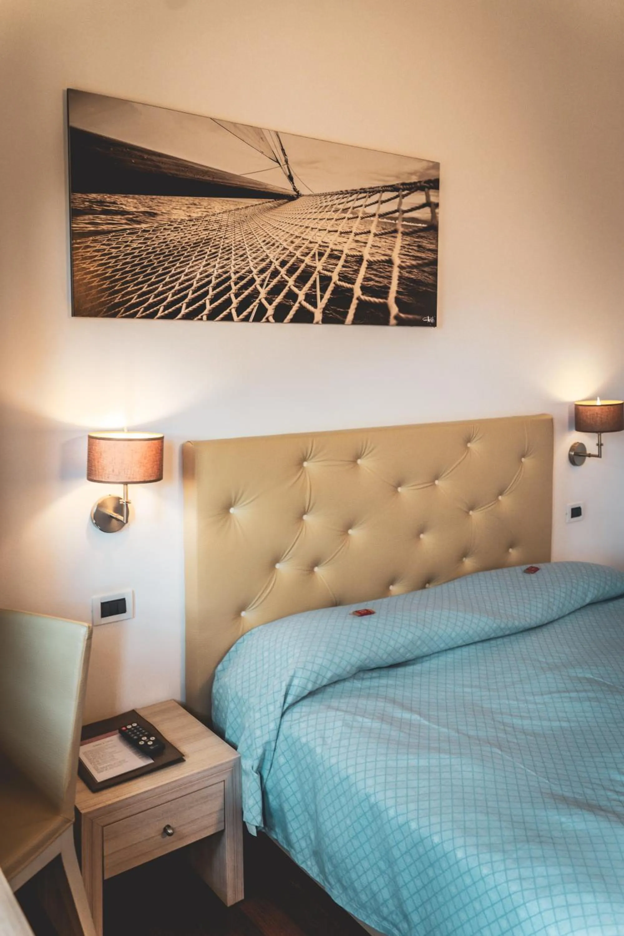 Bedroom, Bed in Tre Merli Beach Hotel