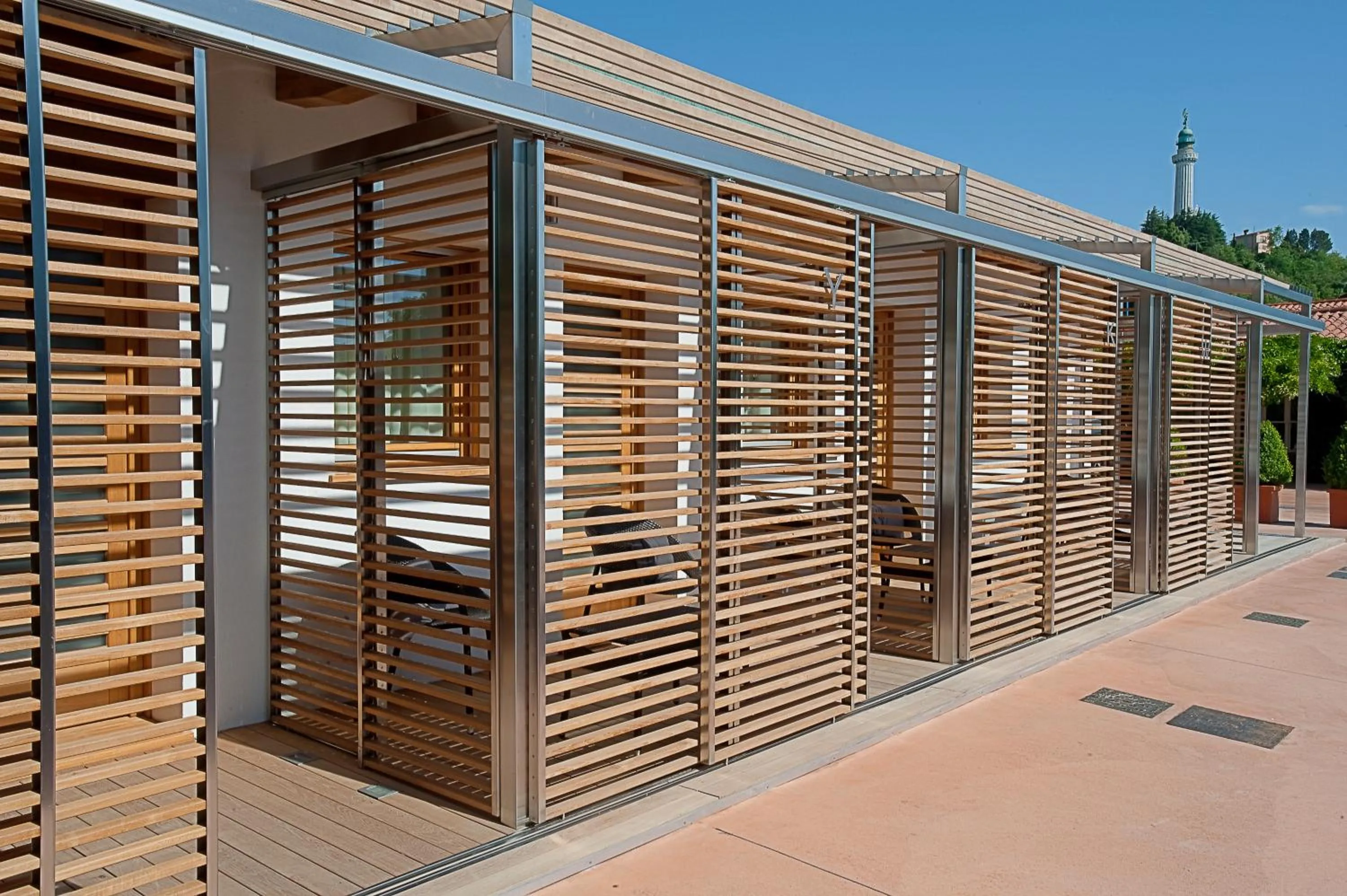 Facade/entrance in Tre Merli Beach Hotel