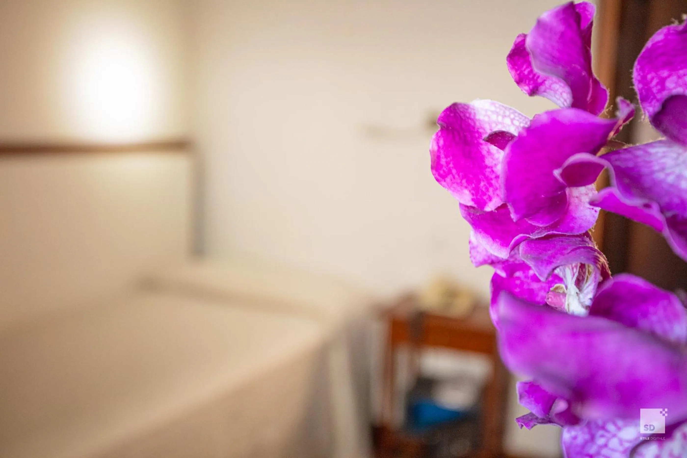 Decorative detail, Bed in Hotel Blumen Collection by GSA Hotels