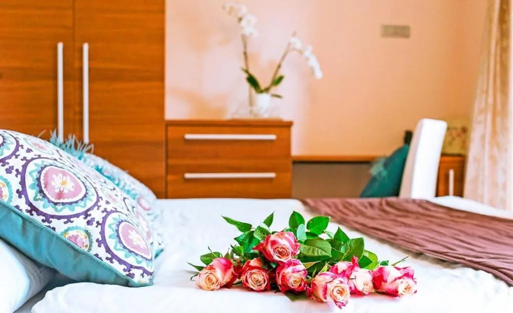 Bed in Villa Aina Boutique Hotel