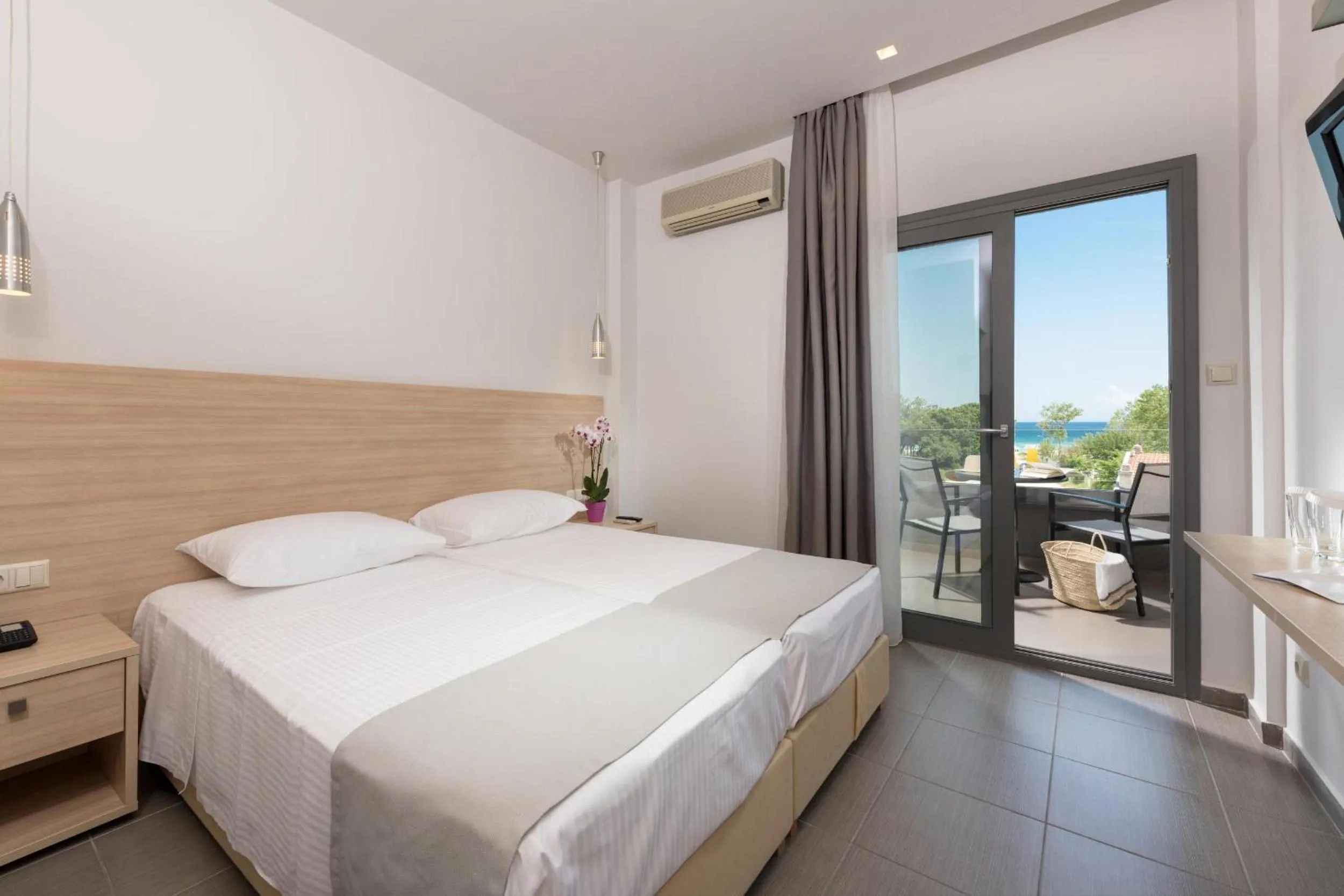 Bed in Princess Golden Beach Hotel