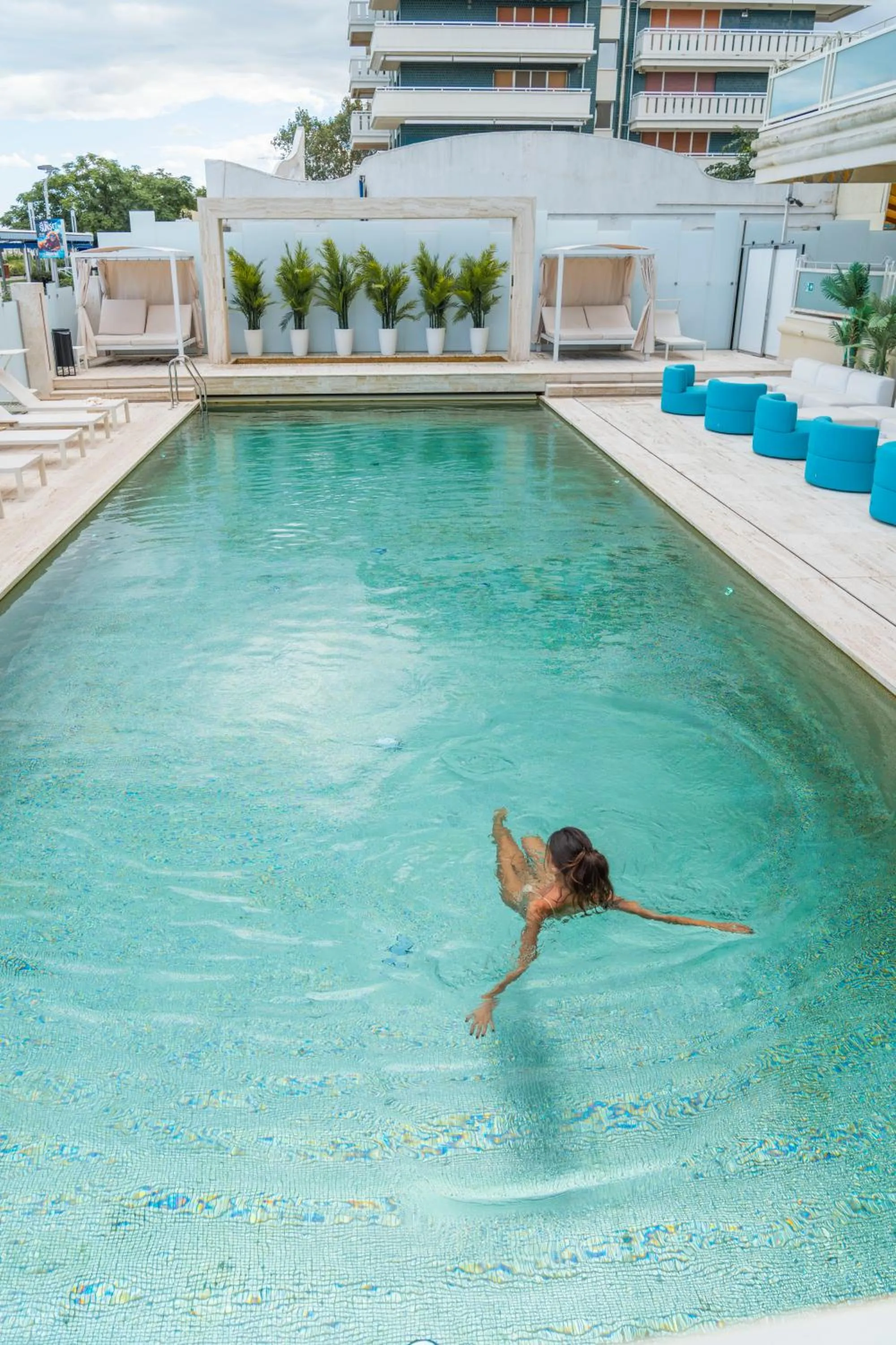 Swimming pool in The Promenade Luxury Wellness Hotel