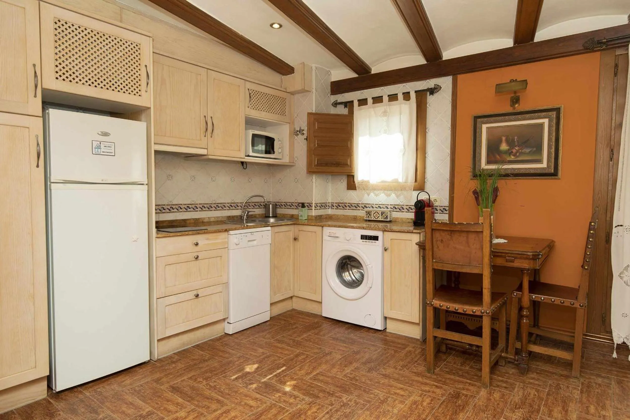 Kitchen or kitchenette in Hotel Apartamentos Melihah