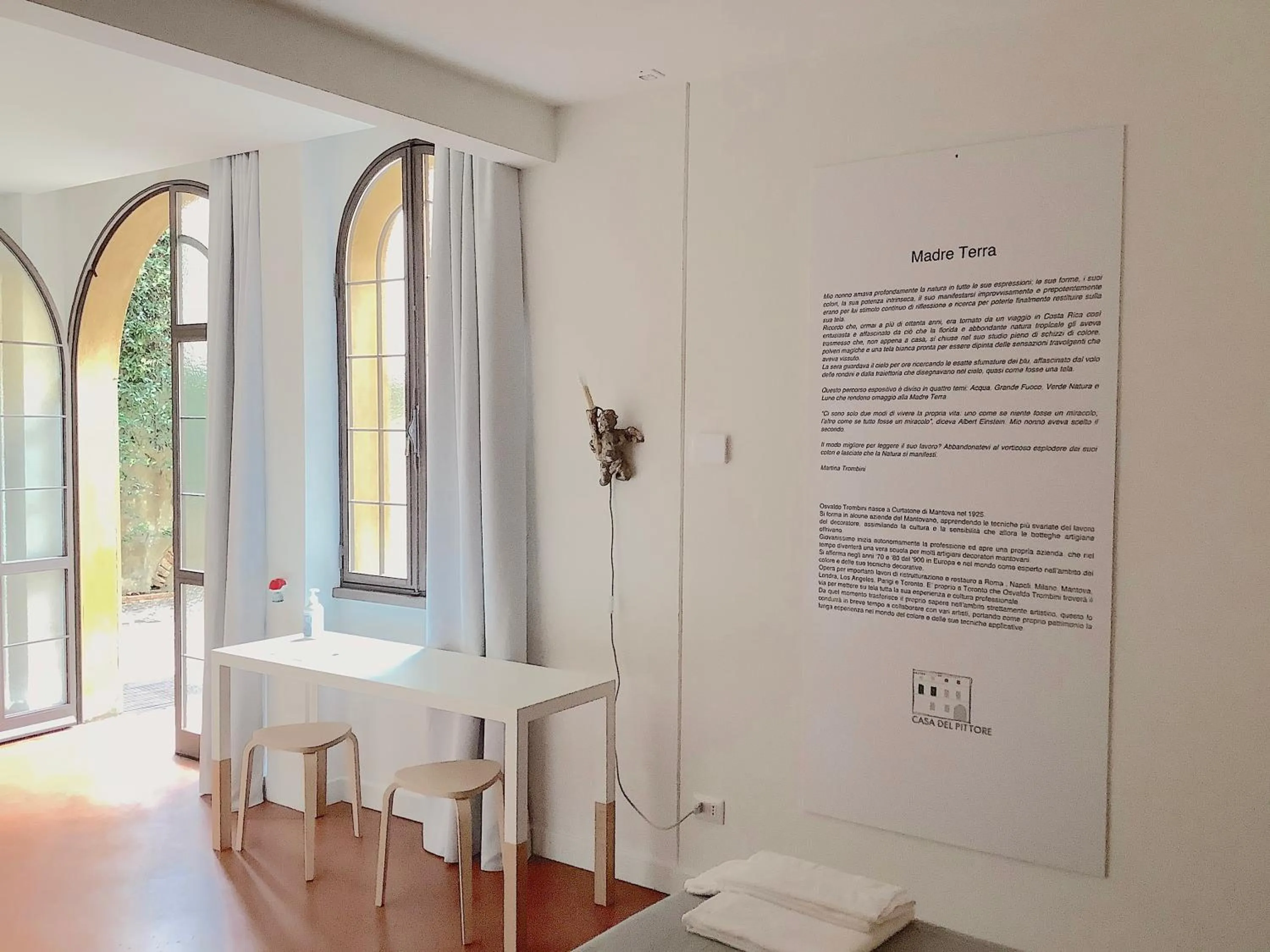 Dining area in Casa del Pittore