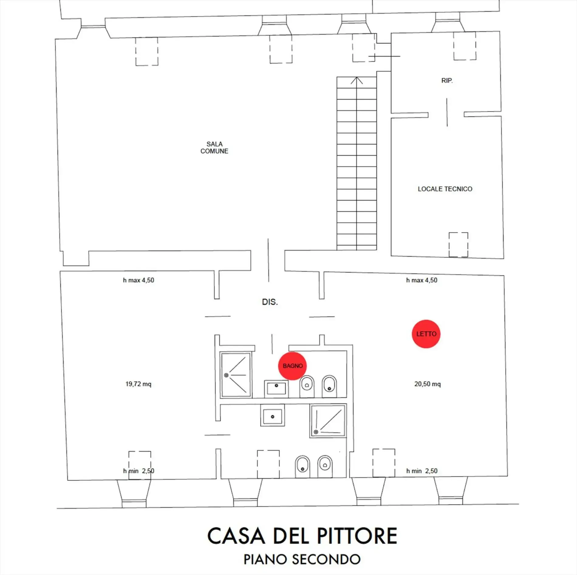 Double Room with Extra Bed in Casa del Pittore Double Room with Extra Bed in Casa del Pittore
