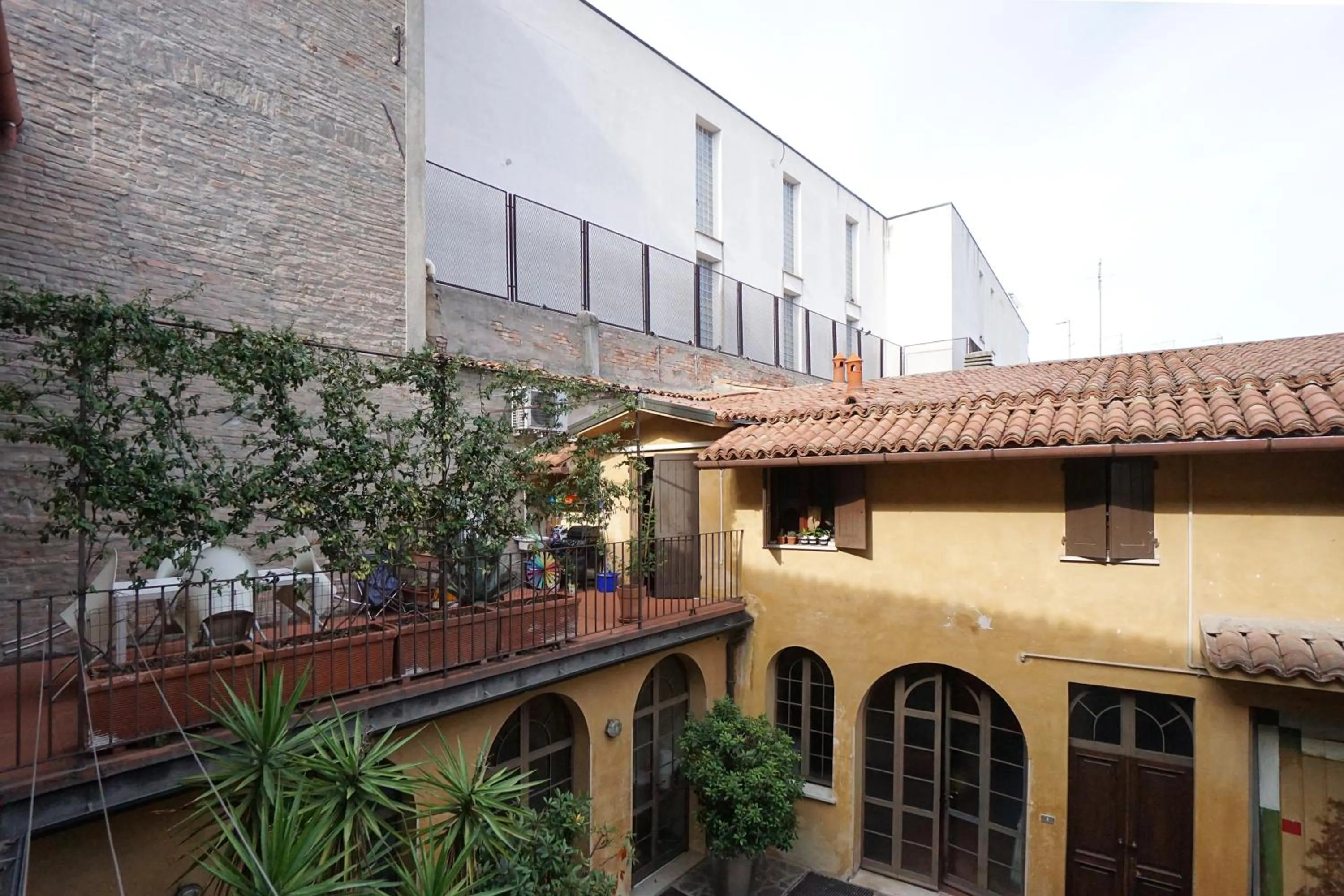 Garden view in Casa del Pittore