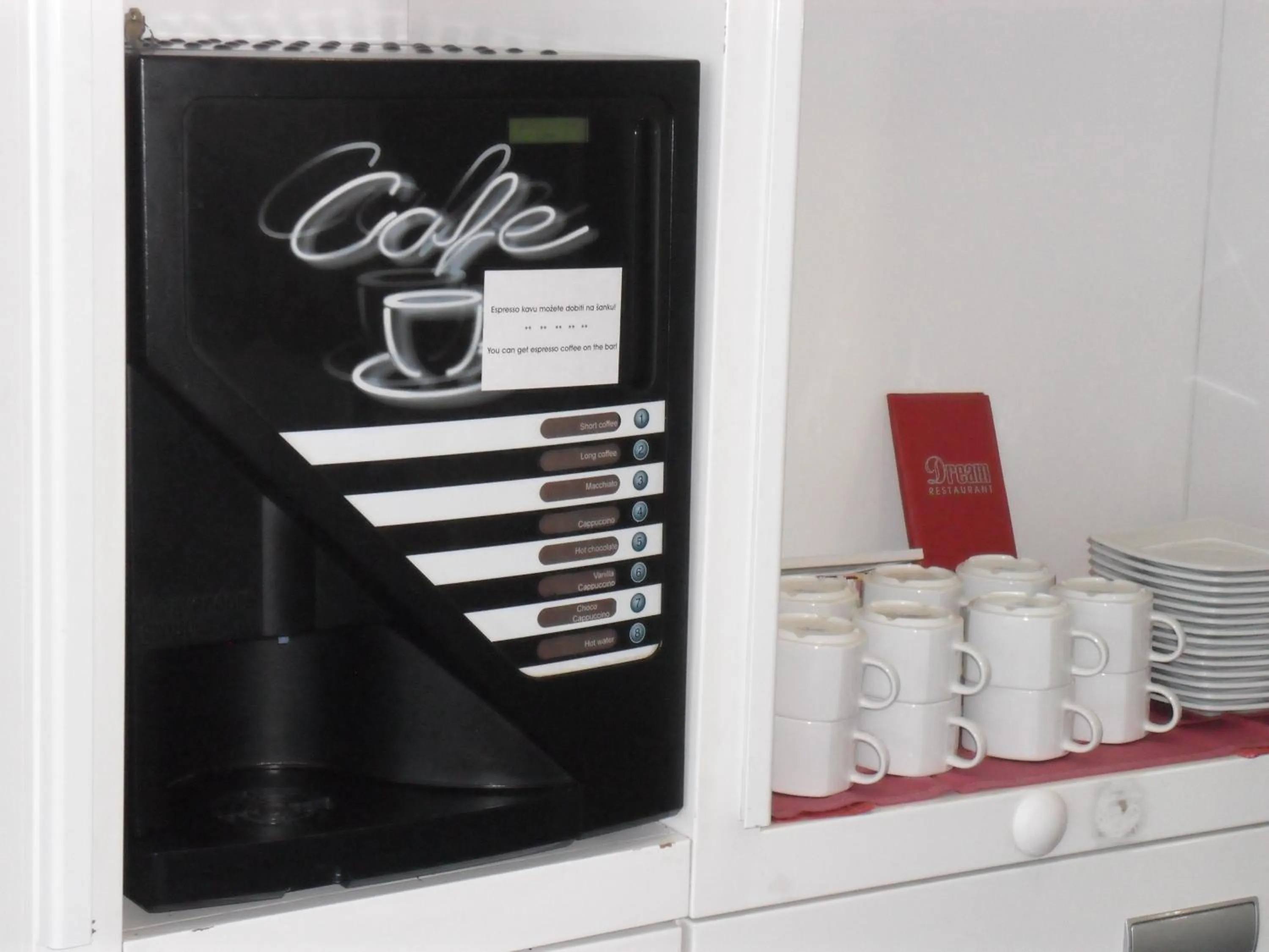 Continental breakfast in Dream Hotel