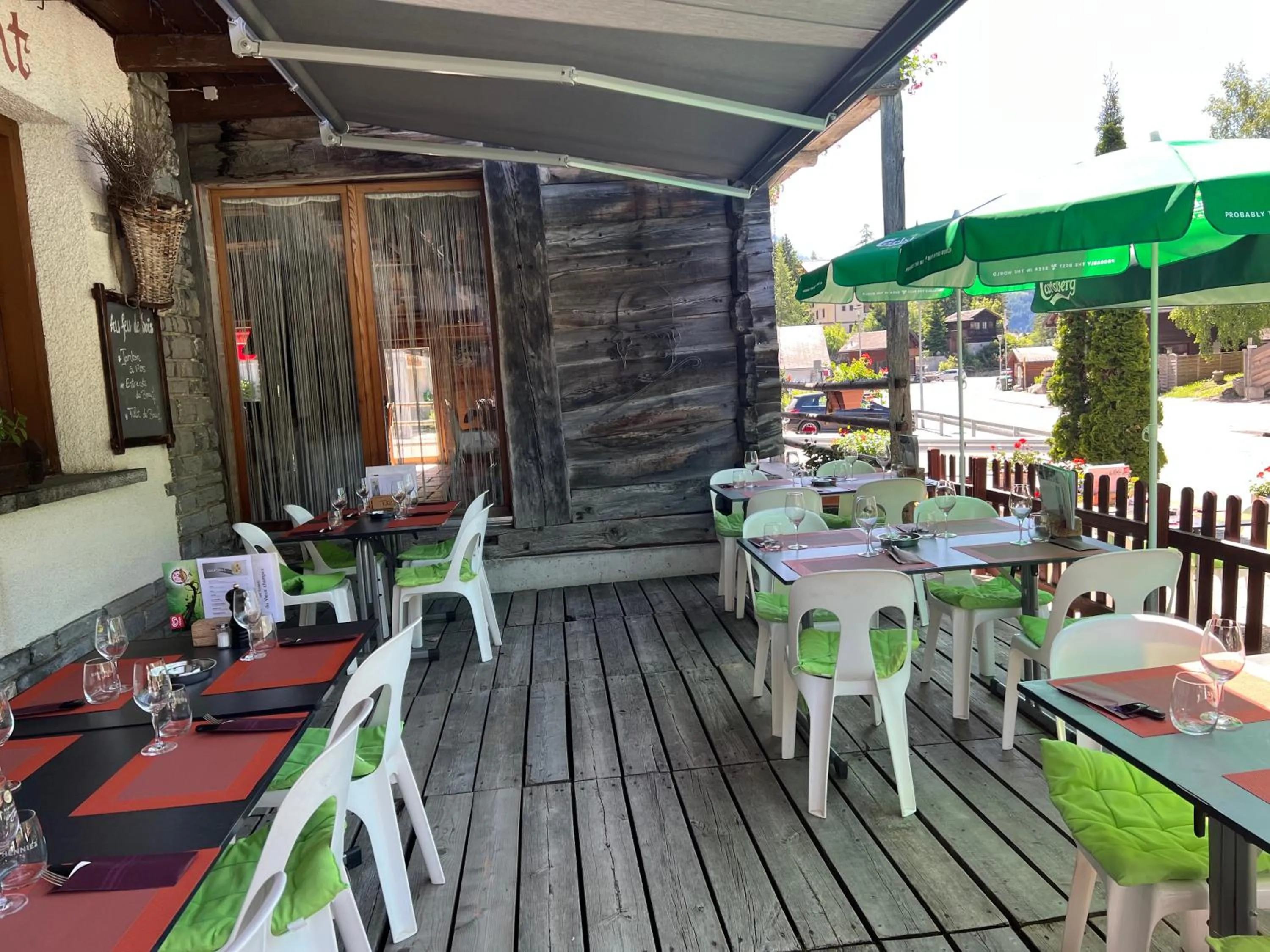 Patio in Au Vieux Champex