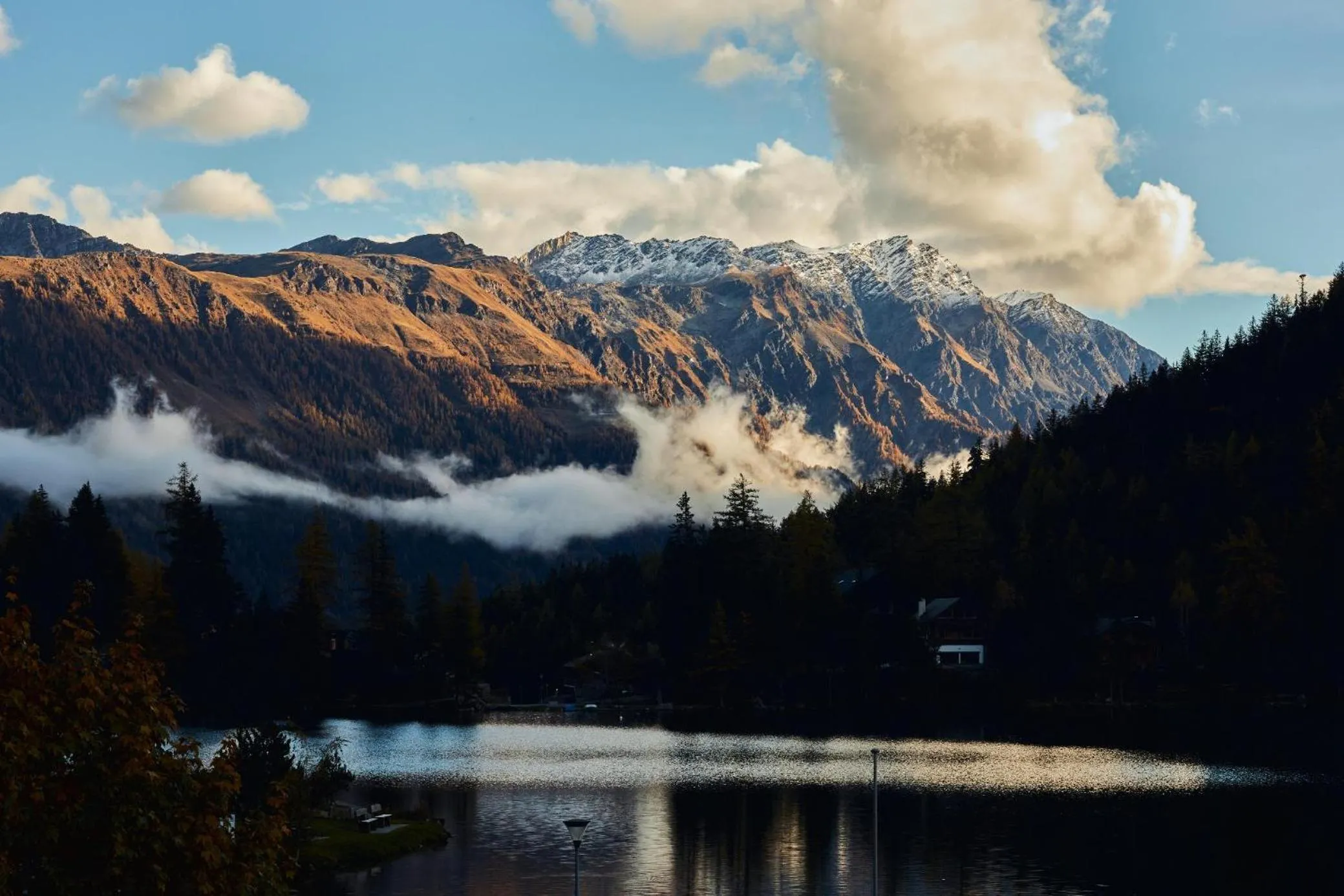 Natural landscape in Au Vieux Champex