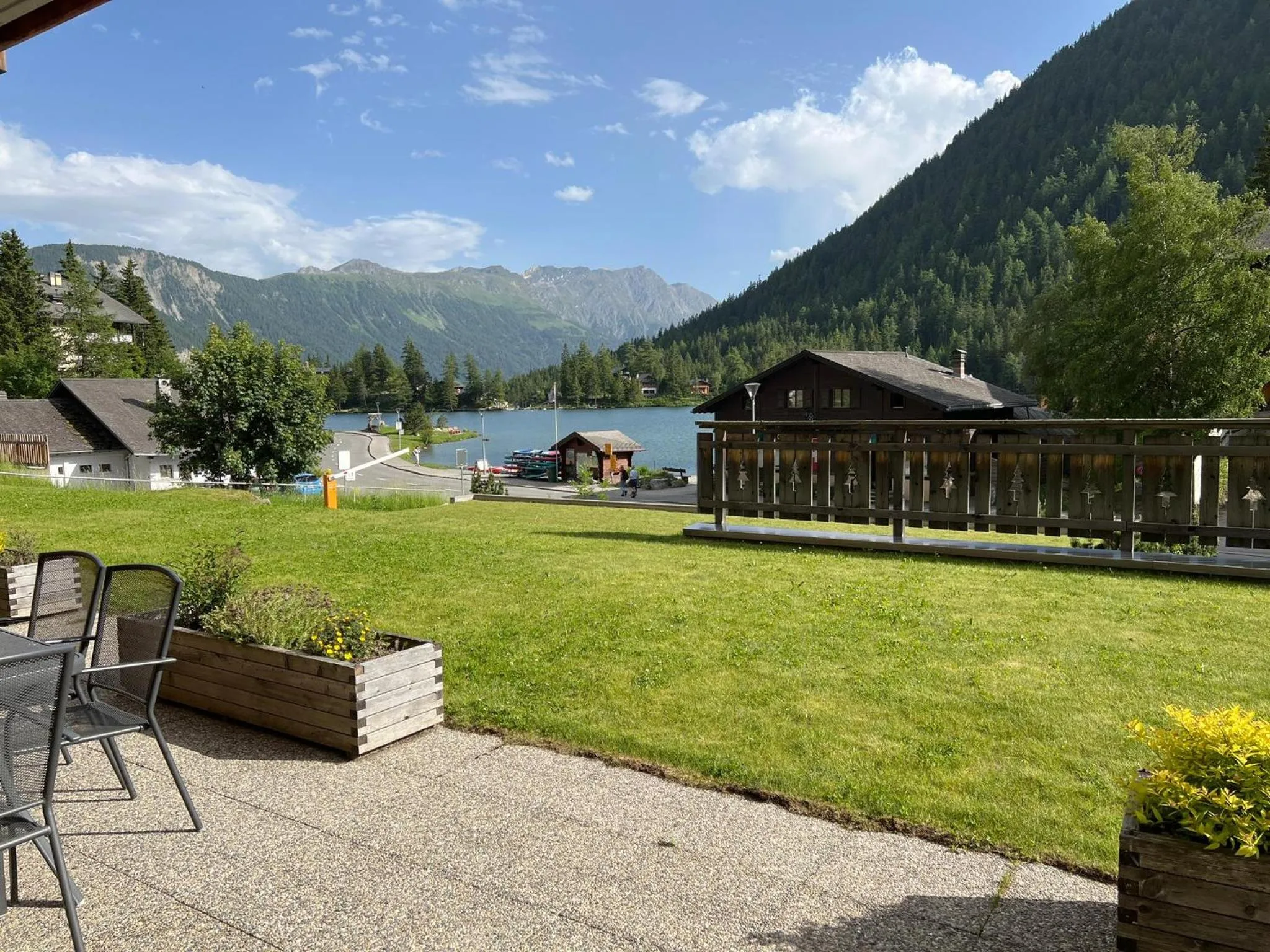 Natural landscape in Au Vieux Champex