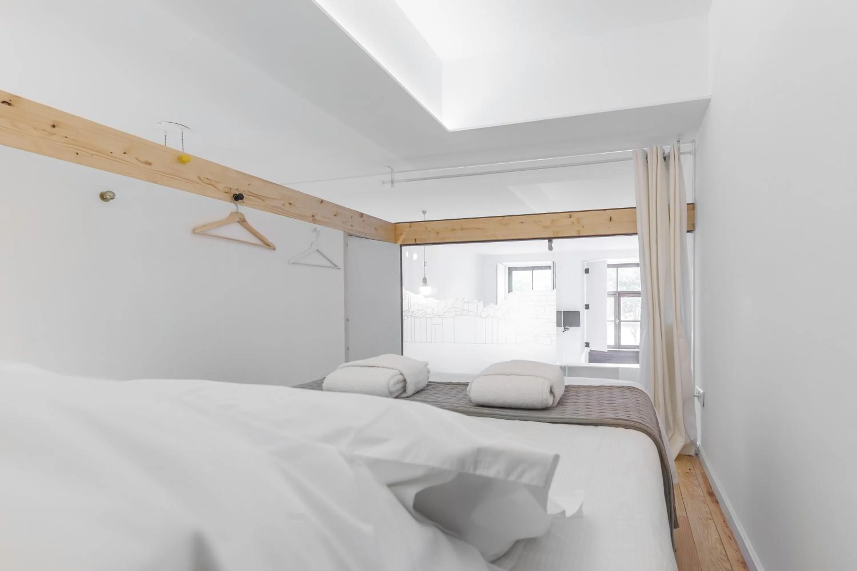 Bed in Goabio apartments 2 river view