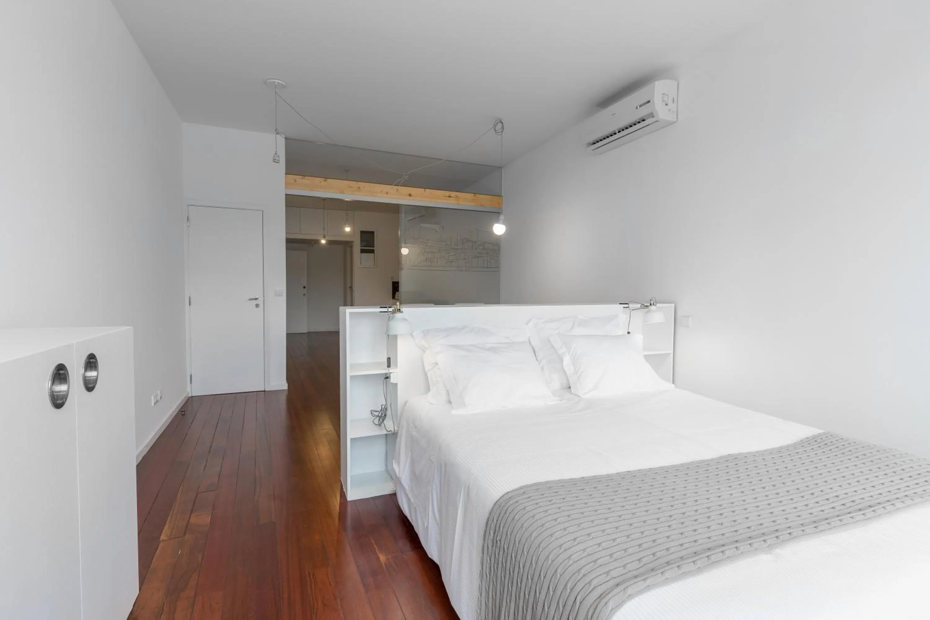 Bedroom, Bed in Goabio apartments 2 river view