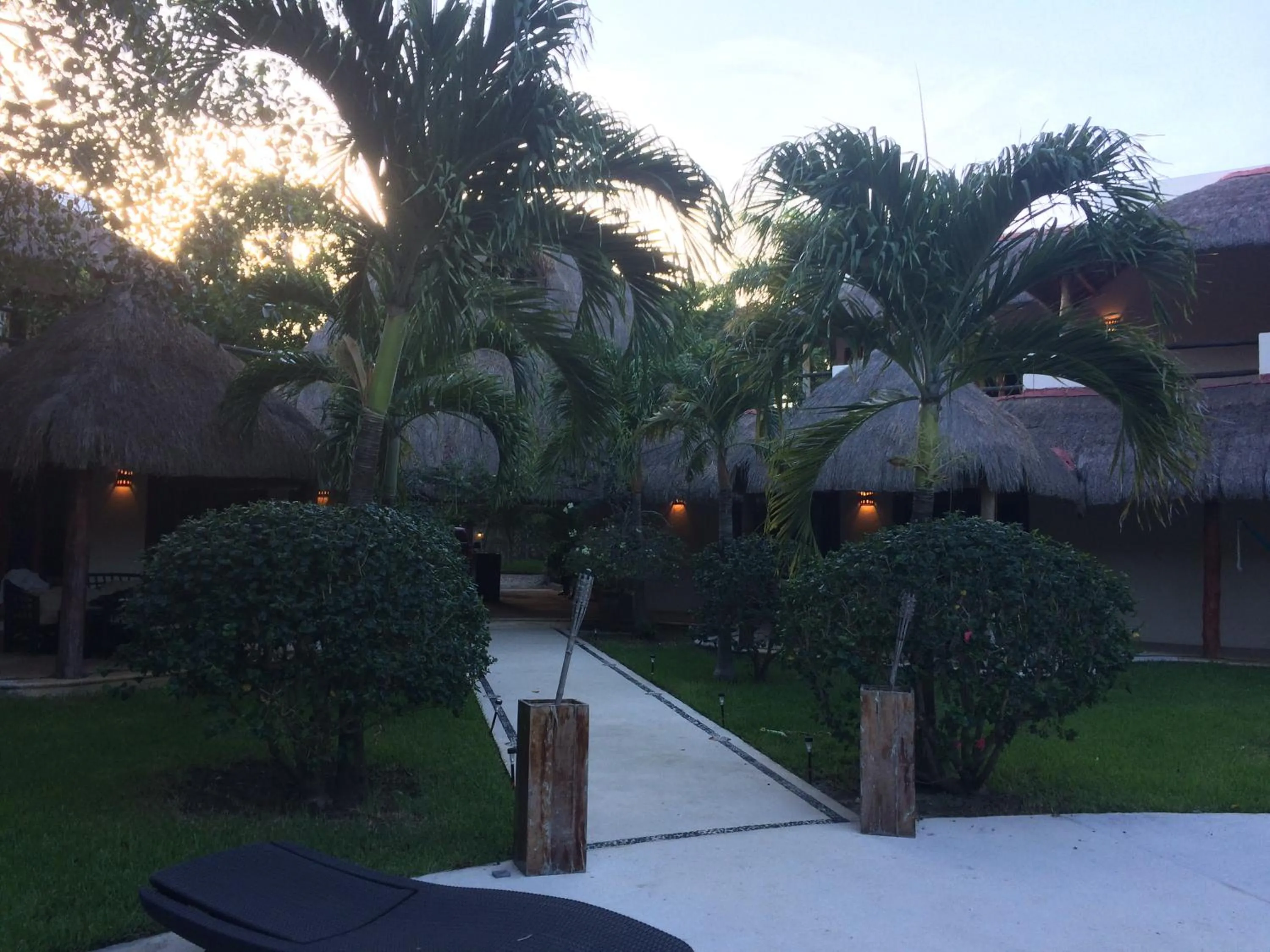 Garden view in La Villa Mexicana by Diving Prestige