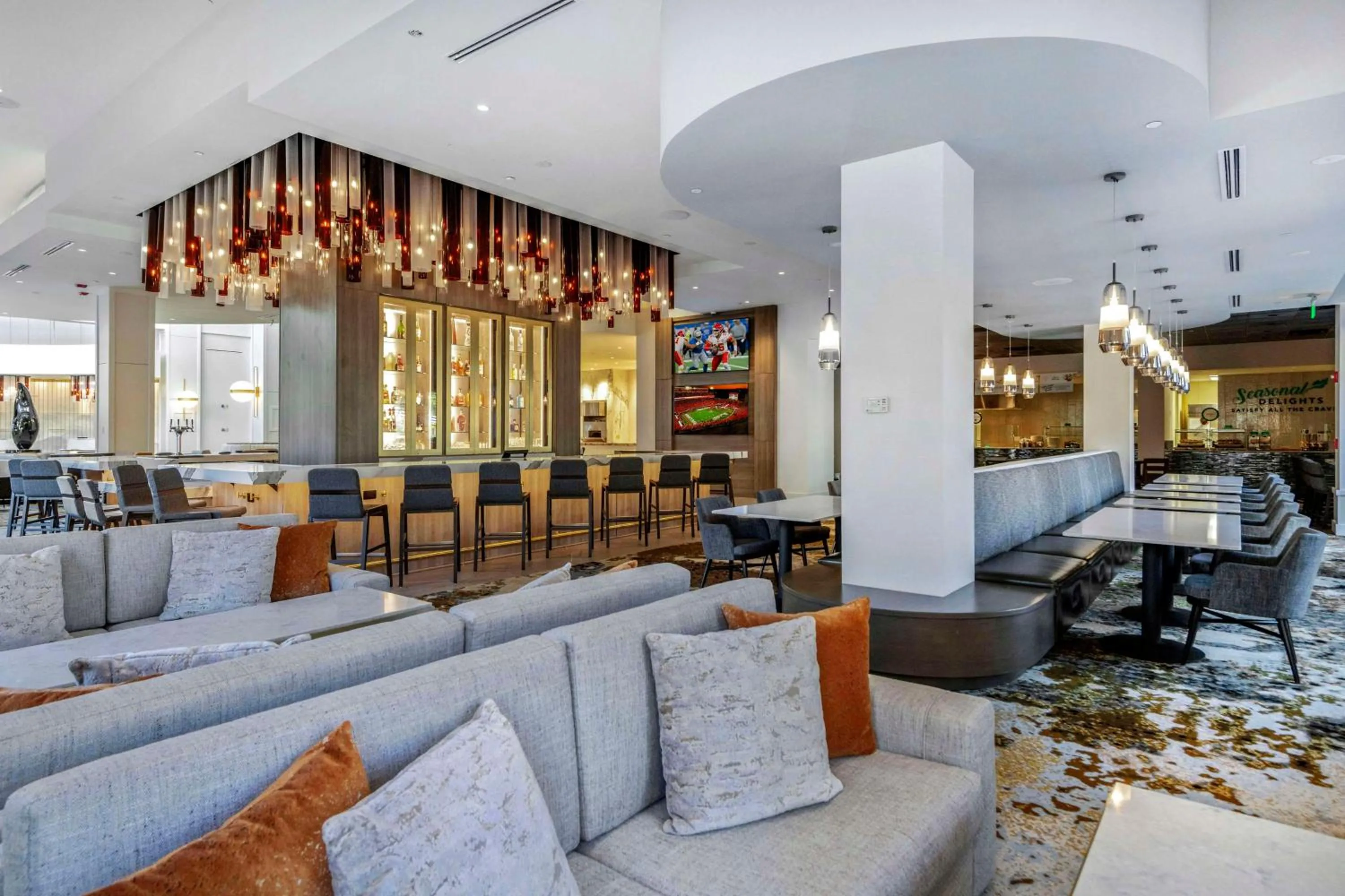 Lobby or reception in Embassy Suites by Hilton Raleigh Durham Airport Brier Creek