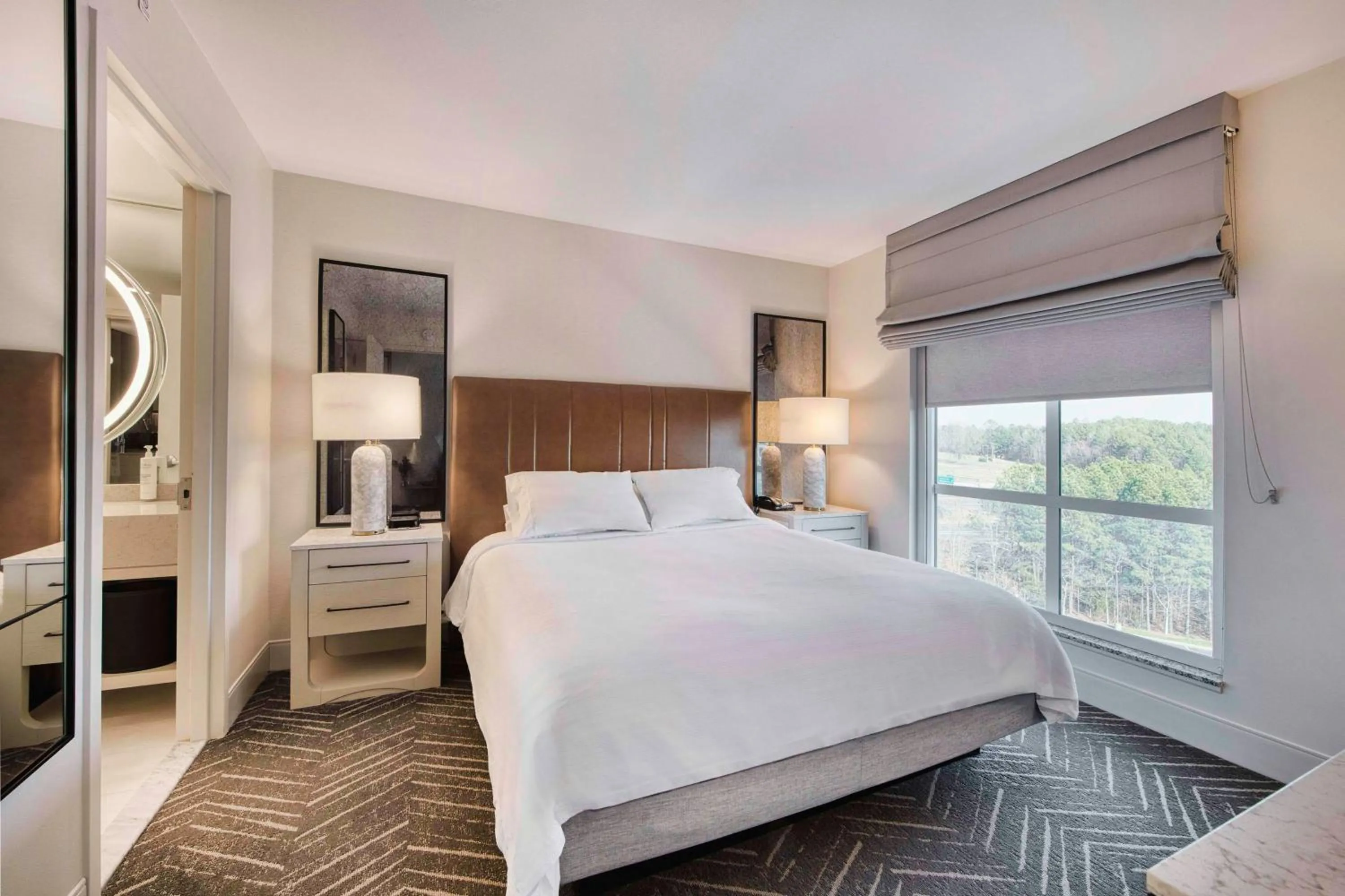 Bed in Embassy Suites by Hilton Raleigh Durham Airport Brier Creek