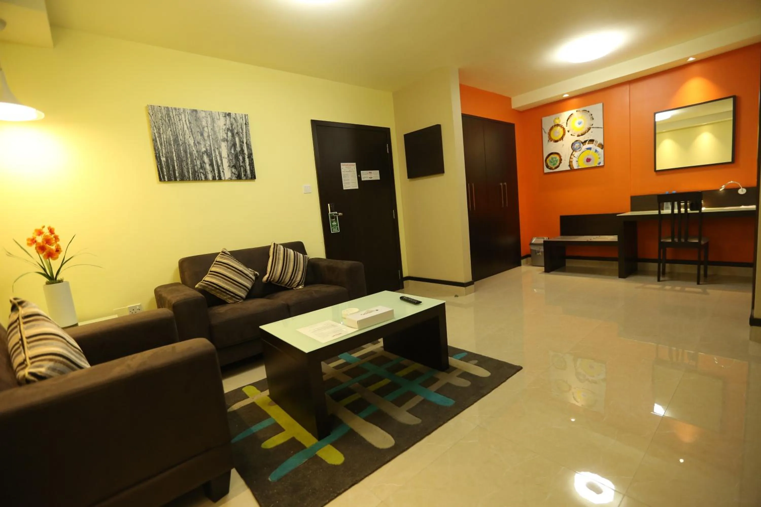 Seating area in Panorama Hotel Bur Dubai