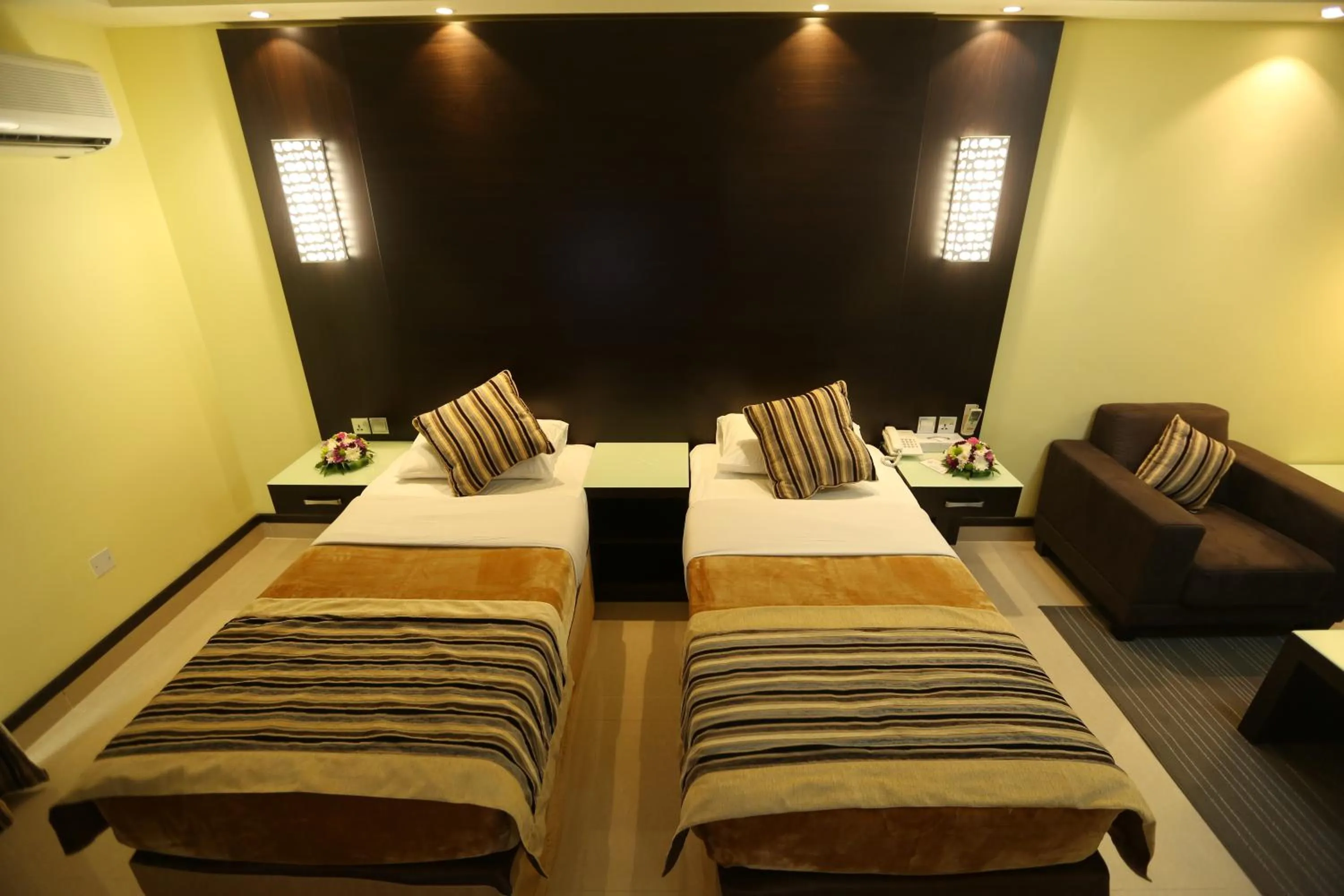 Bed in Panorama Hotel Bur Dubai