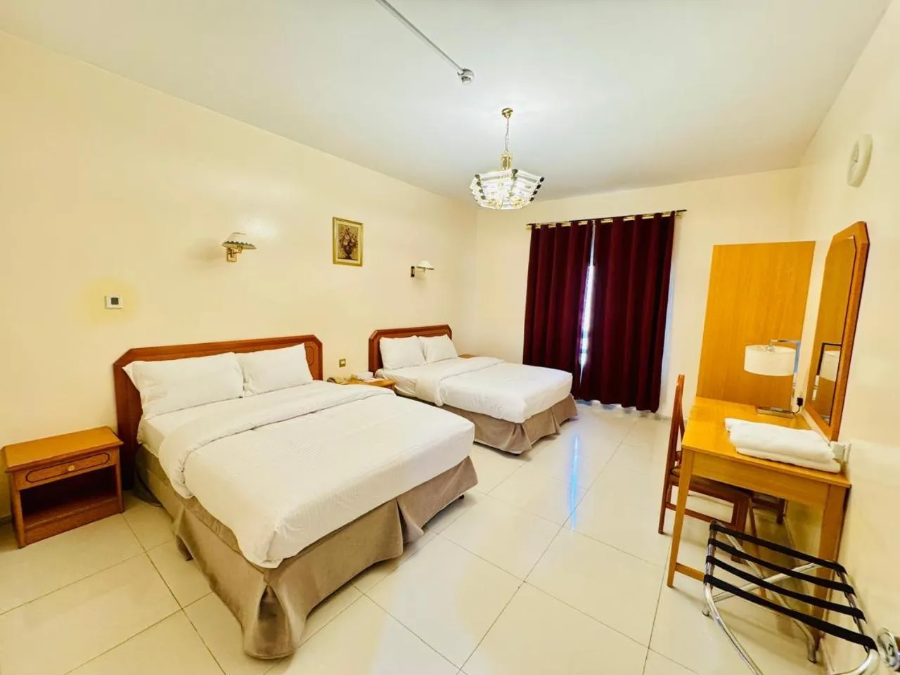 Bed in Basma Residence Hotel Apartments