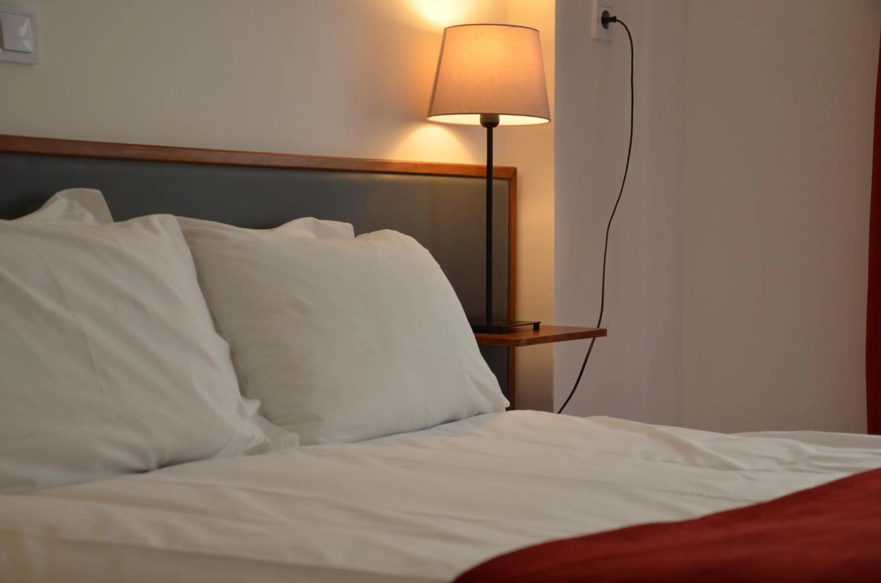 Bed in Hotel Girassol