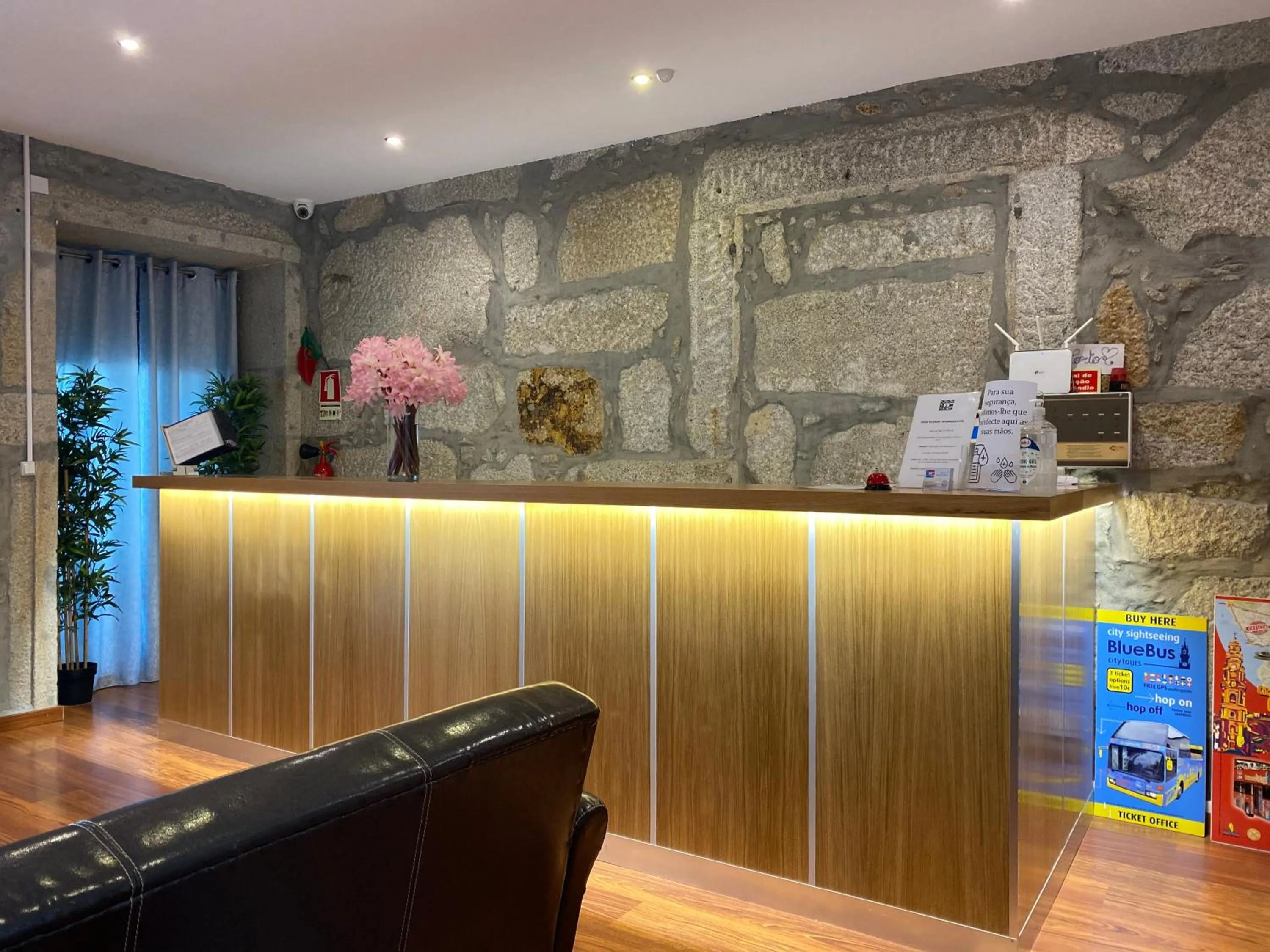 Lobby or reception in Hotel Porto Rico