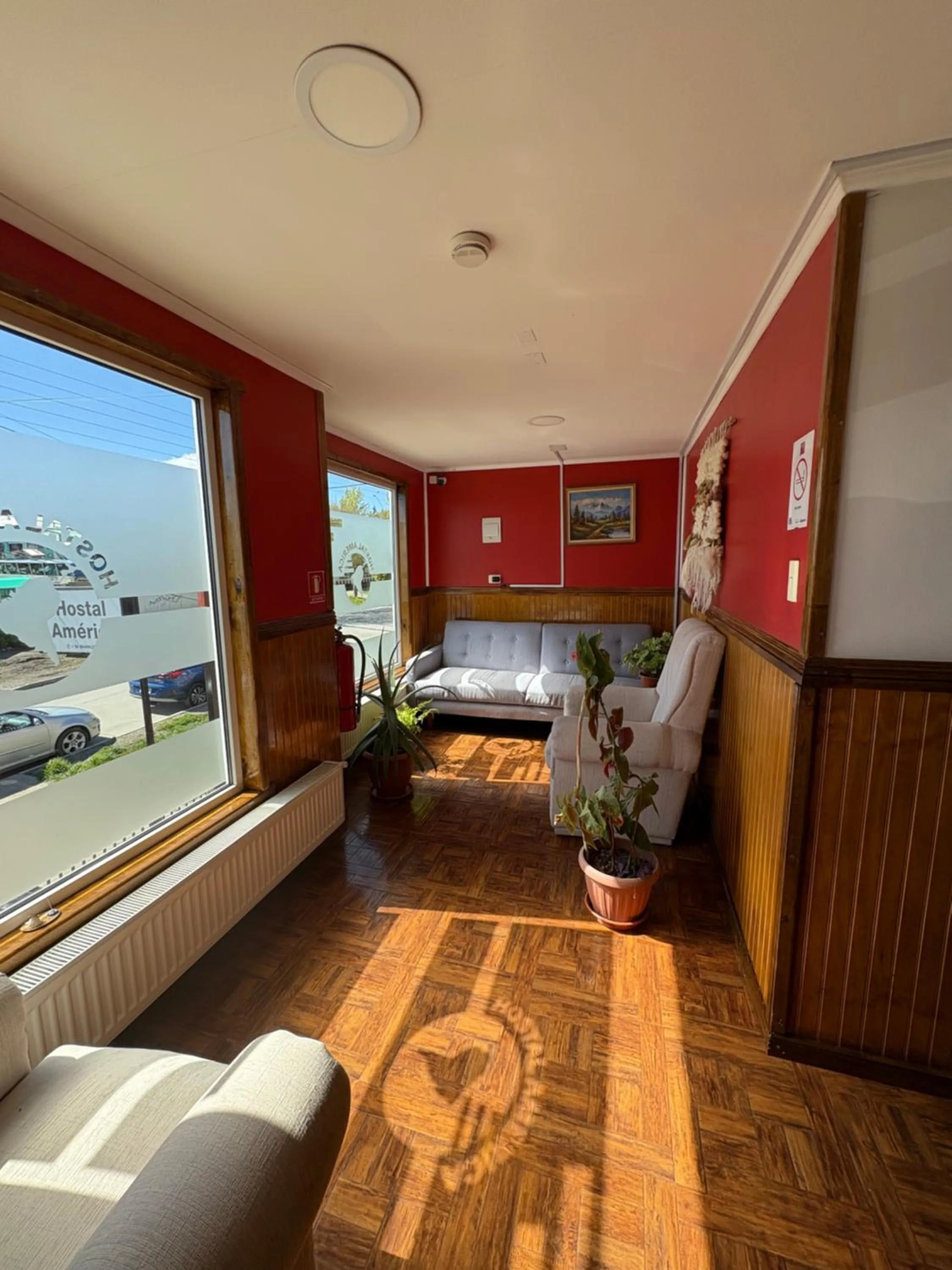 Living room in Hostal America en Puerto Natales