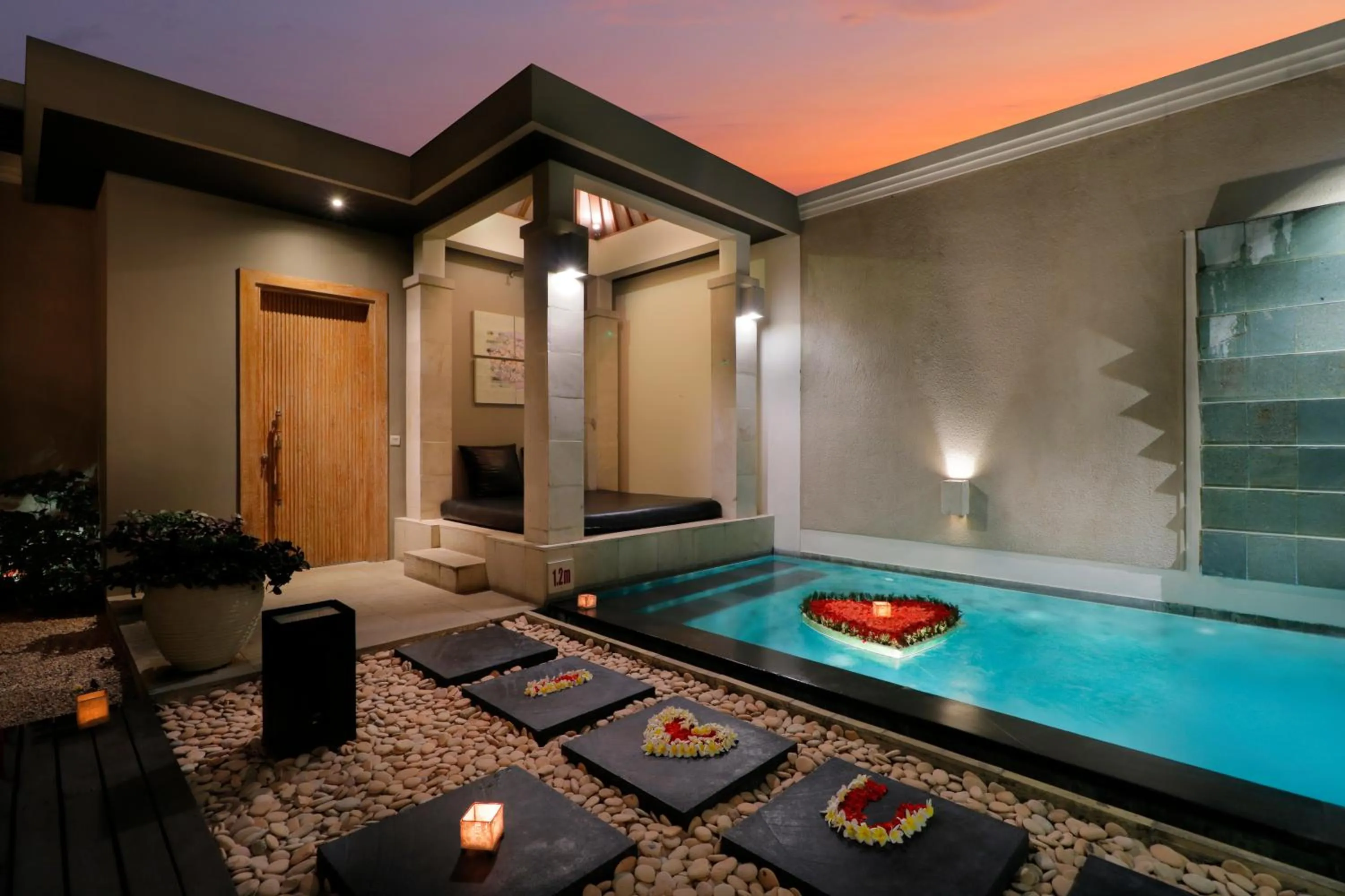 Swimming pool in The Seiryu Boutique Bali Villas