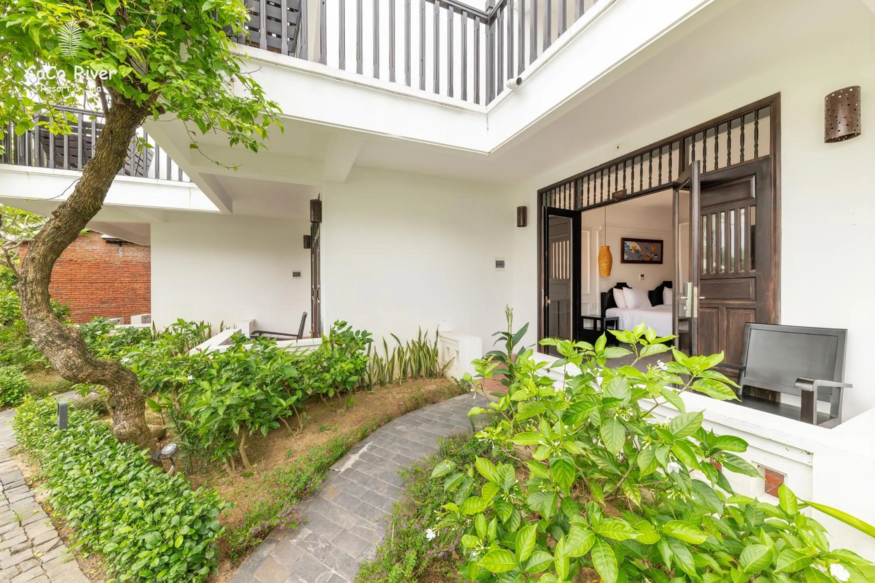 Garden view in Hoi An Coco River Resort & Spa