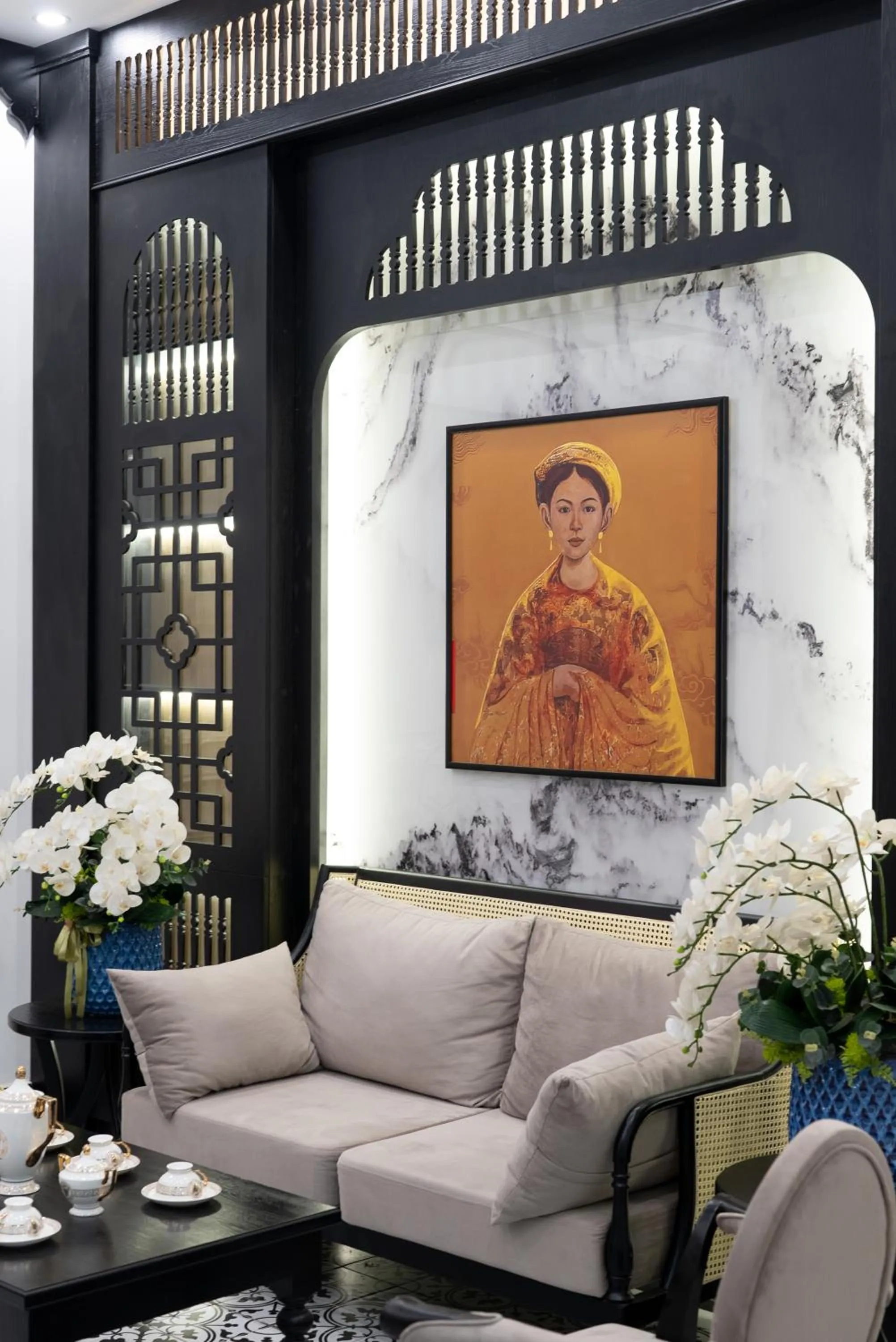 Living room in Thuy Duong Boutique Hotel Hue