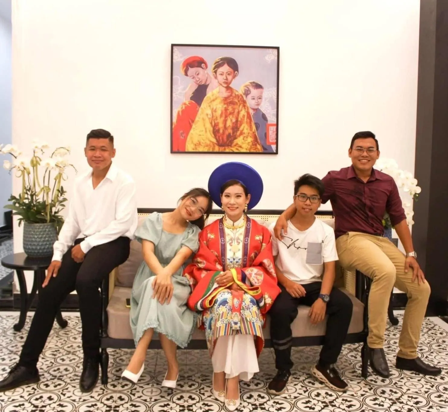 group of guests in Thuy Duong Boutique Hotel Hue