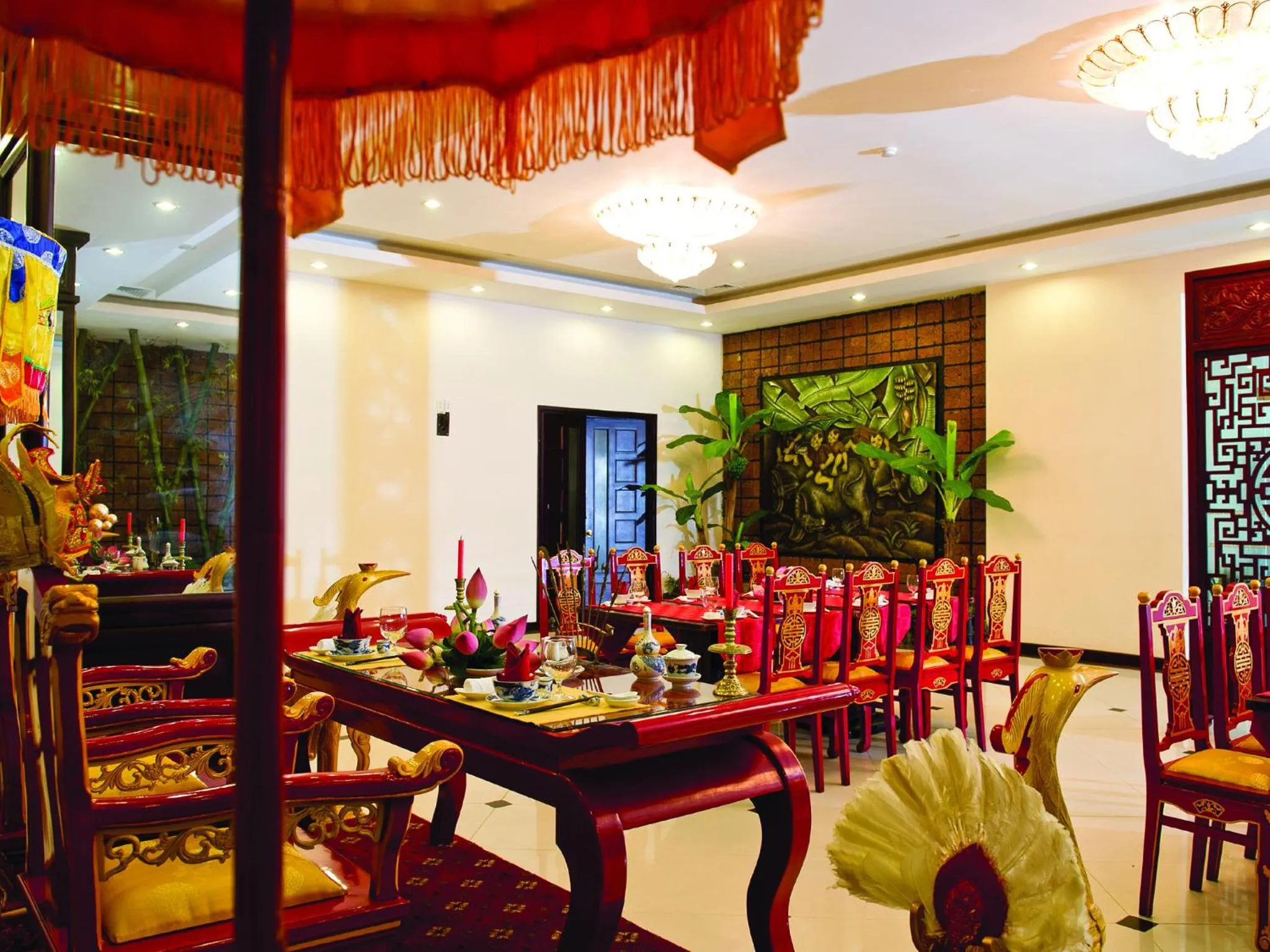Dining area in Cherish Hue Hotel