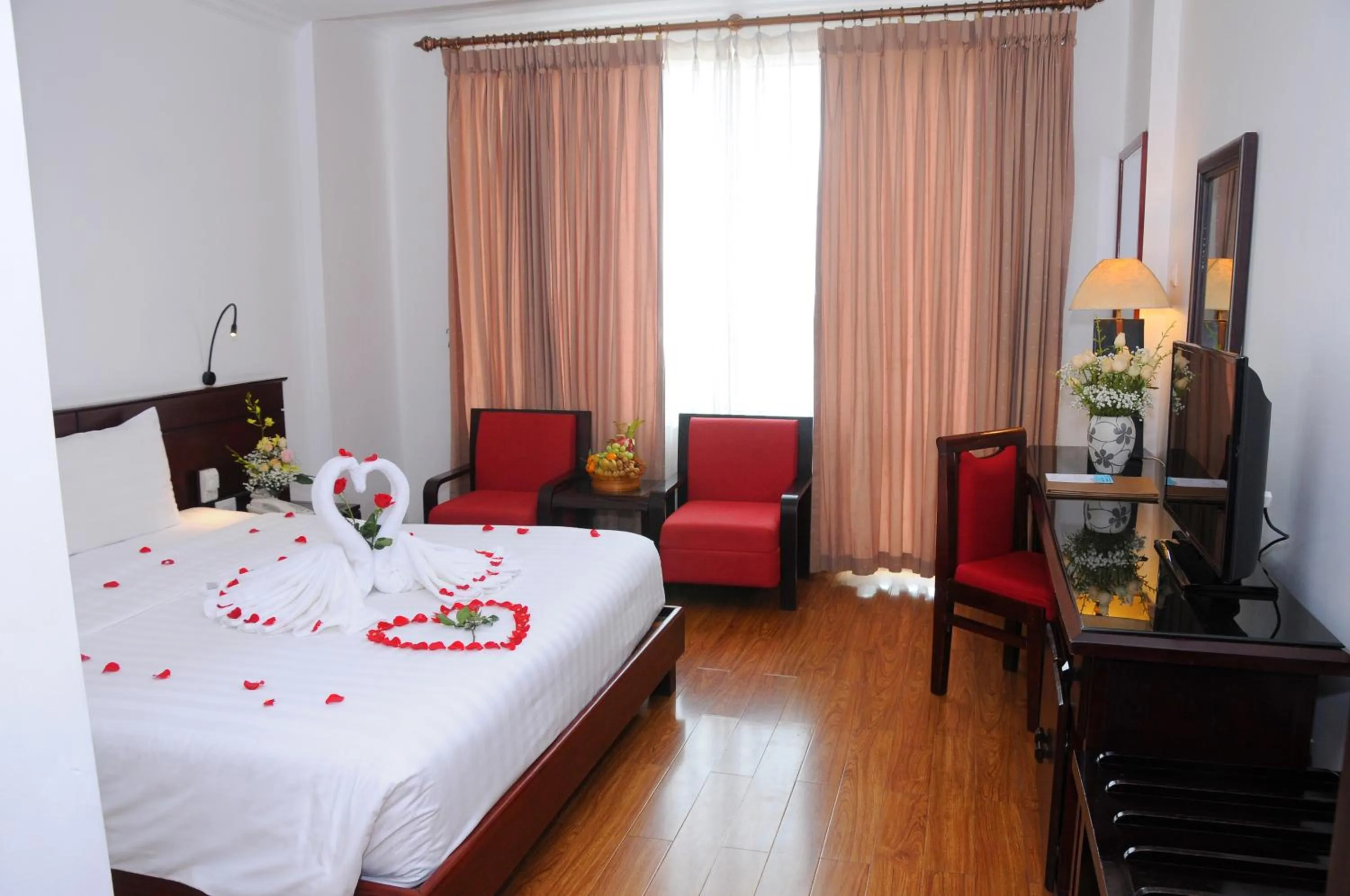 Bed in Cherish Hue Hotel