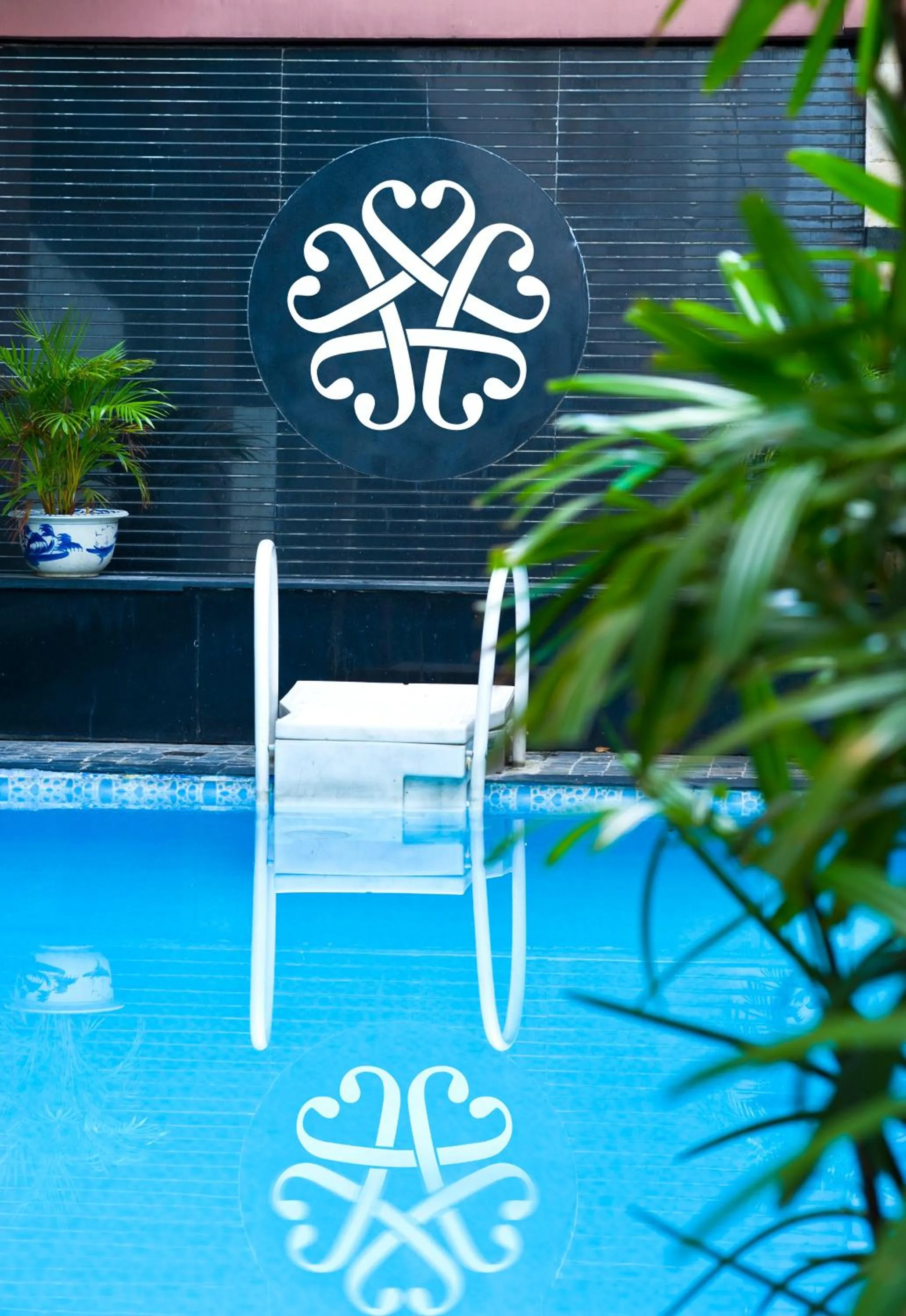 Pool view in Cherish Hue Hotel