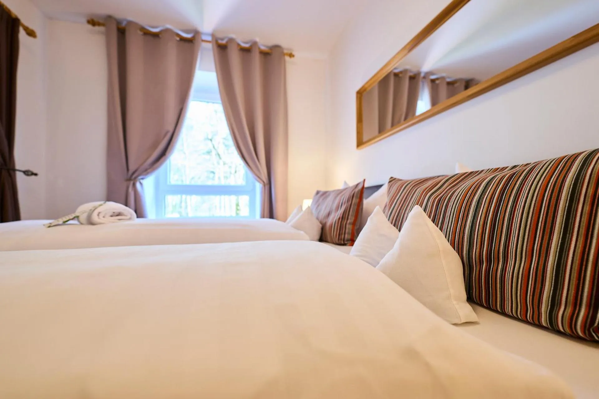 Photo of the whole room, Bed in Hotel Waldgasthof Buchenhain